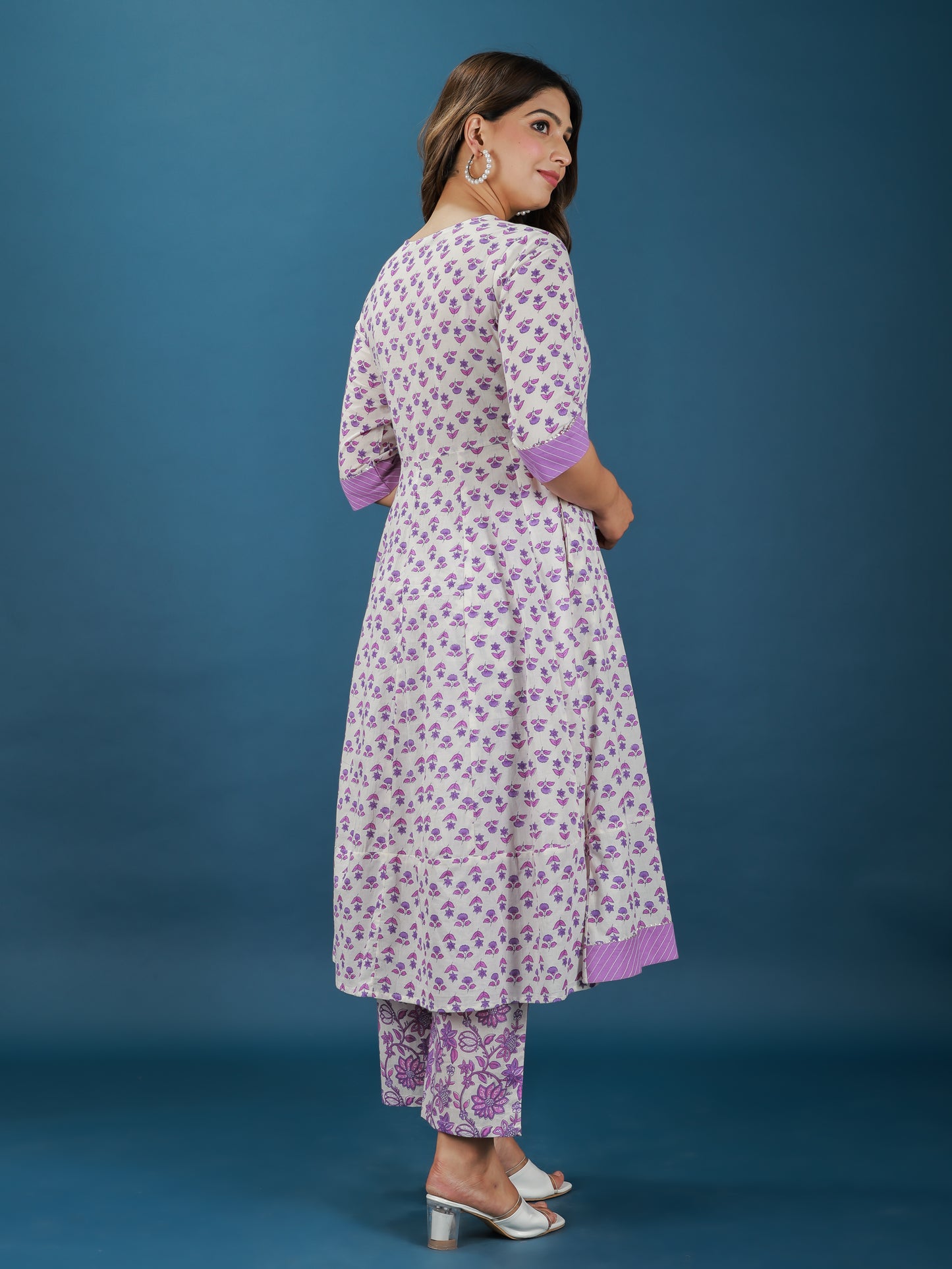 Soft Cotton Floral Kurta