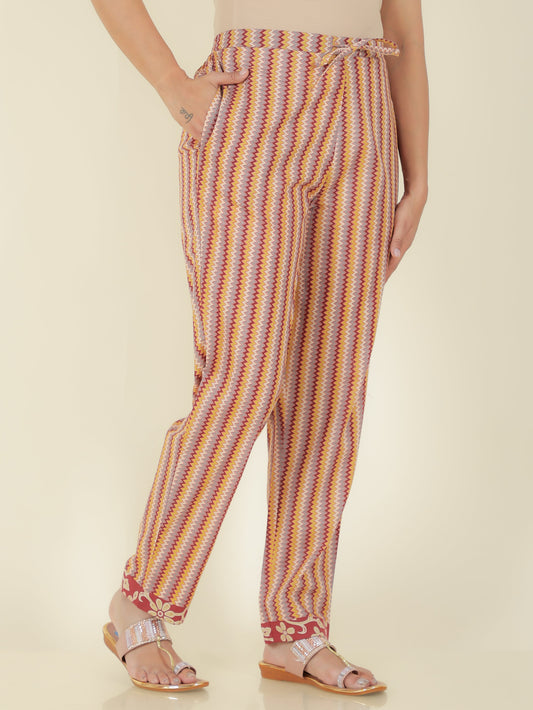 Soft Cotton Chevron Pant