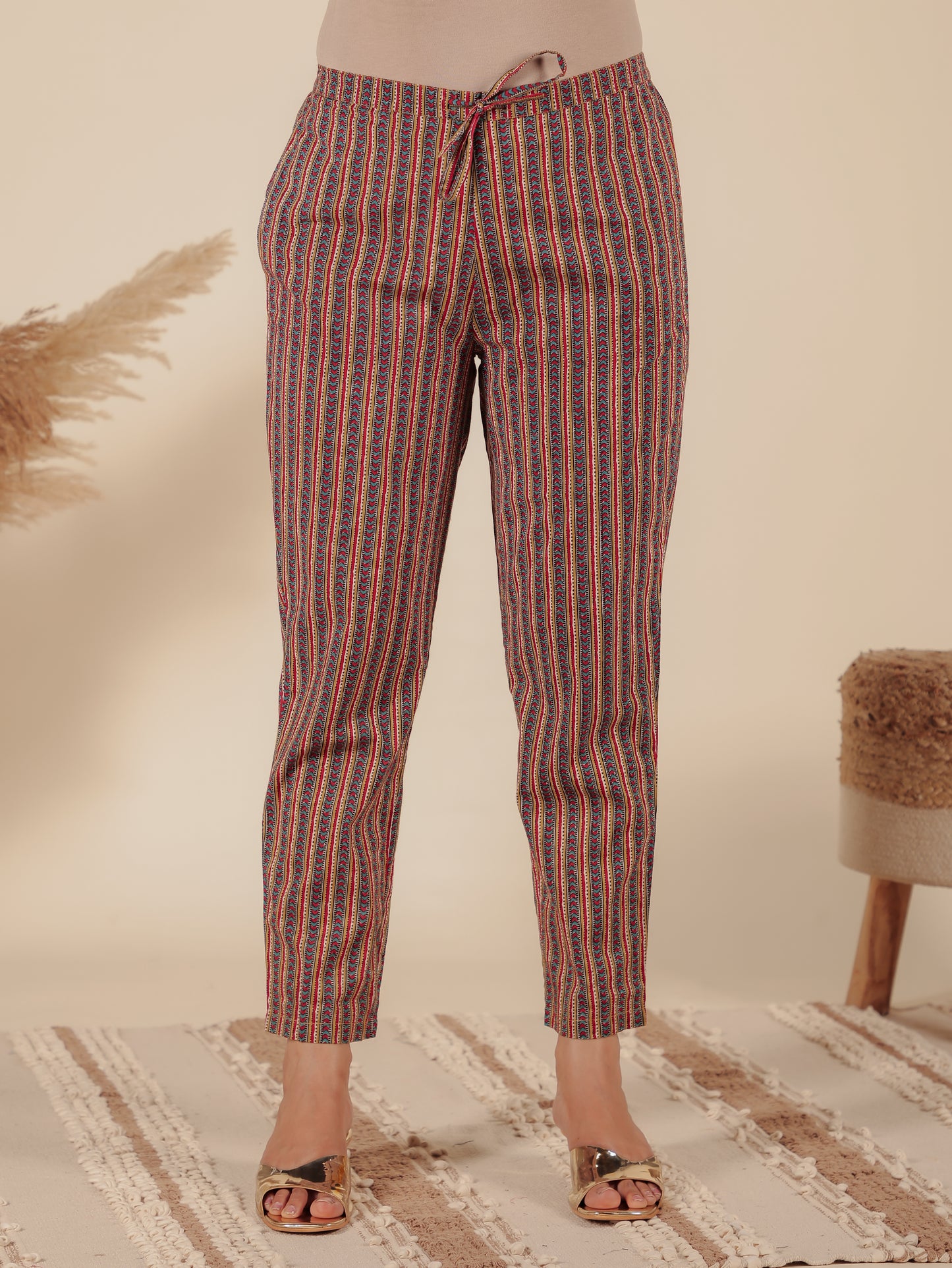 Soft Cotton Chevron Pant