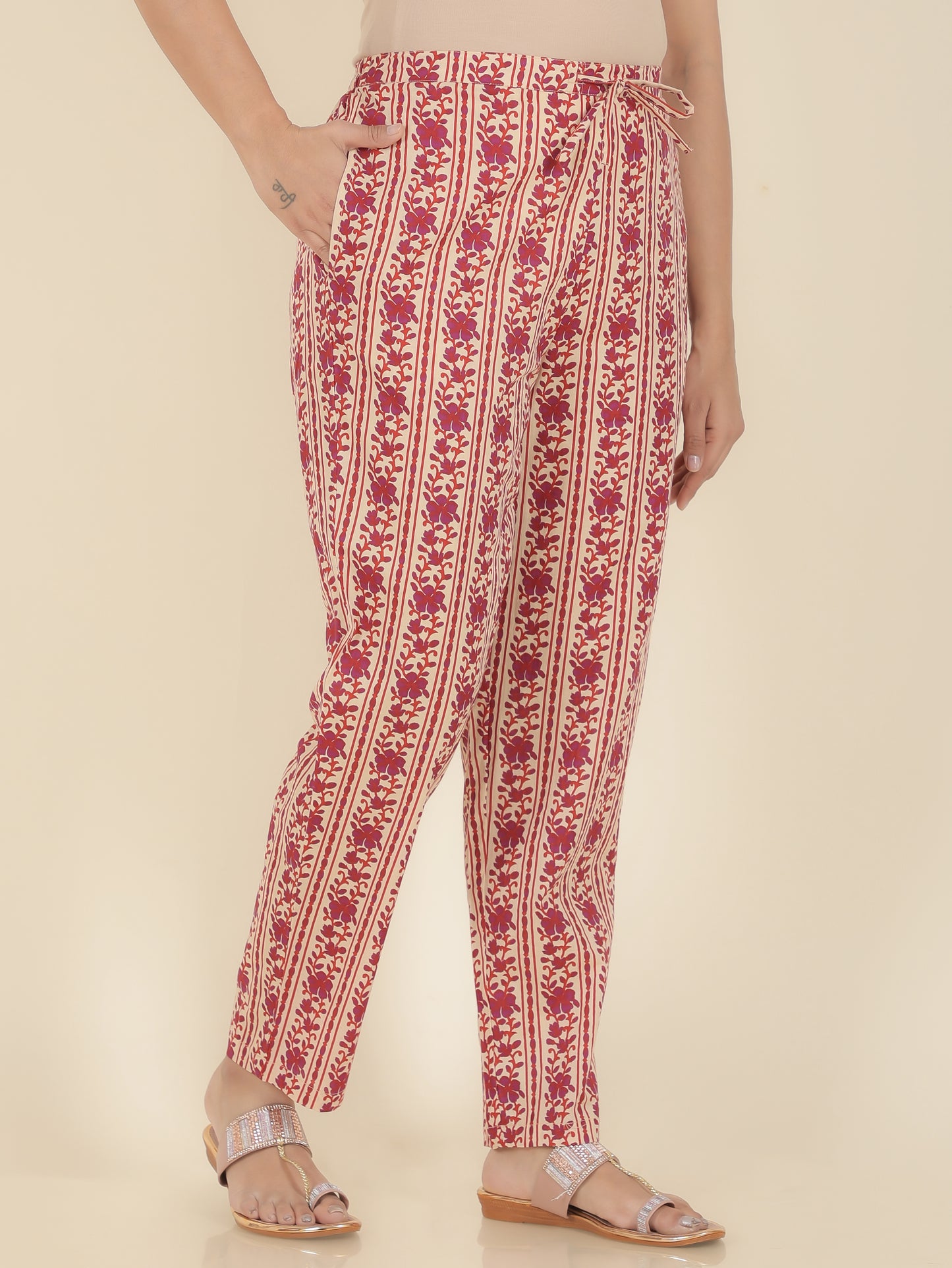 Soft Cotton Floral Pant