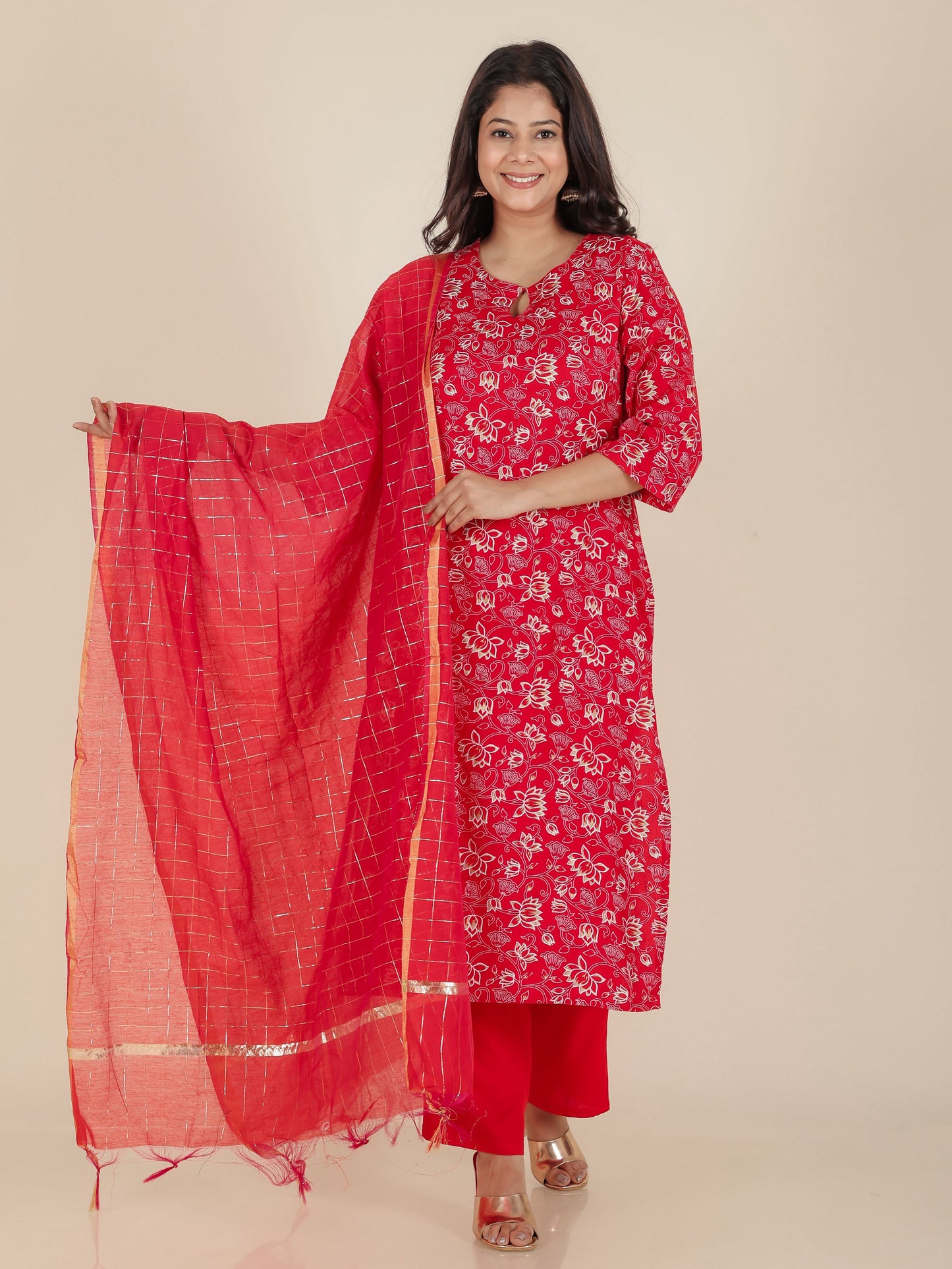 Rayon Floral Kurta