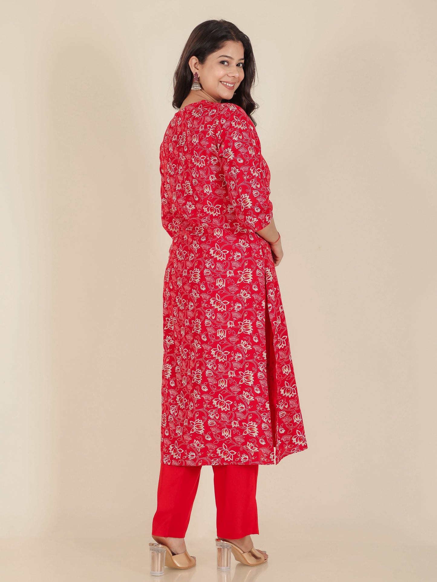 Rayon Floral Kurta