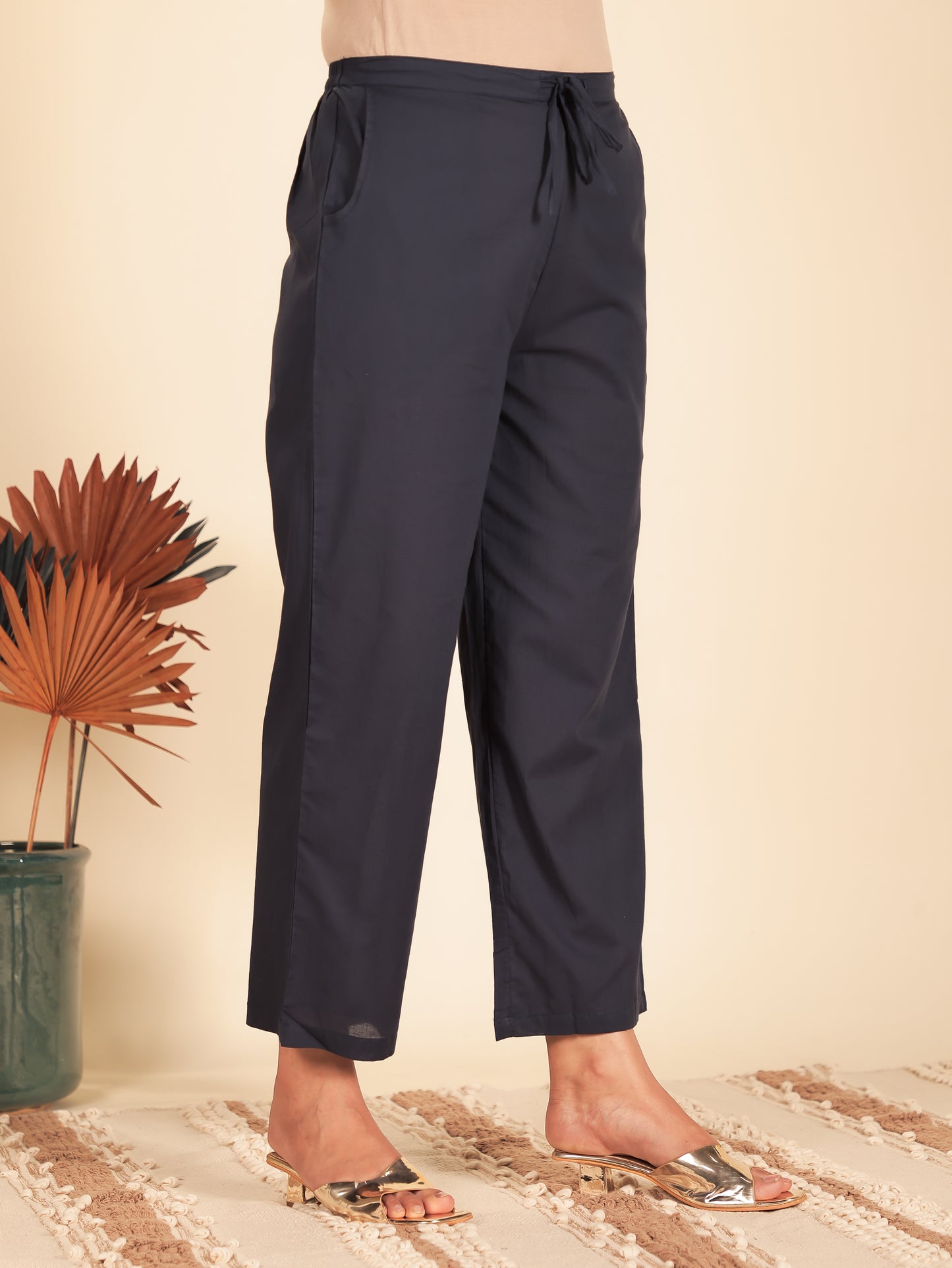 Soft Cotton Solid Pant