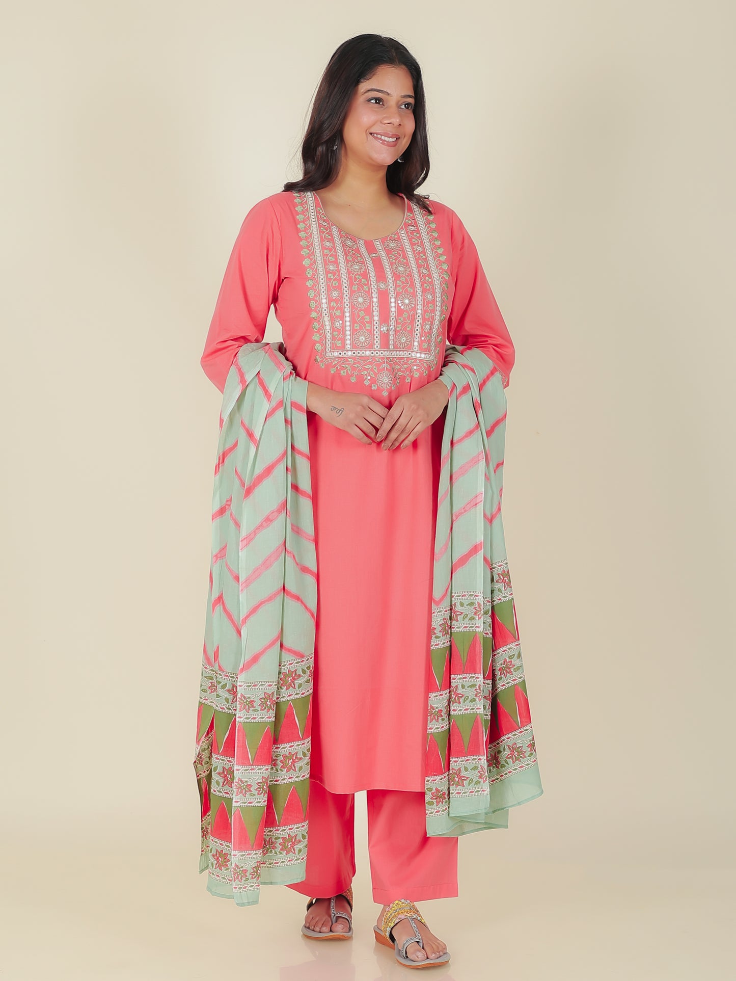 Soft Cotton Solid Kurta