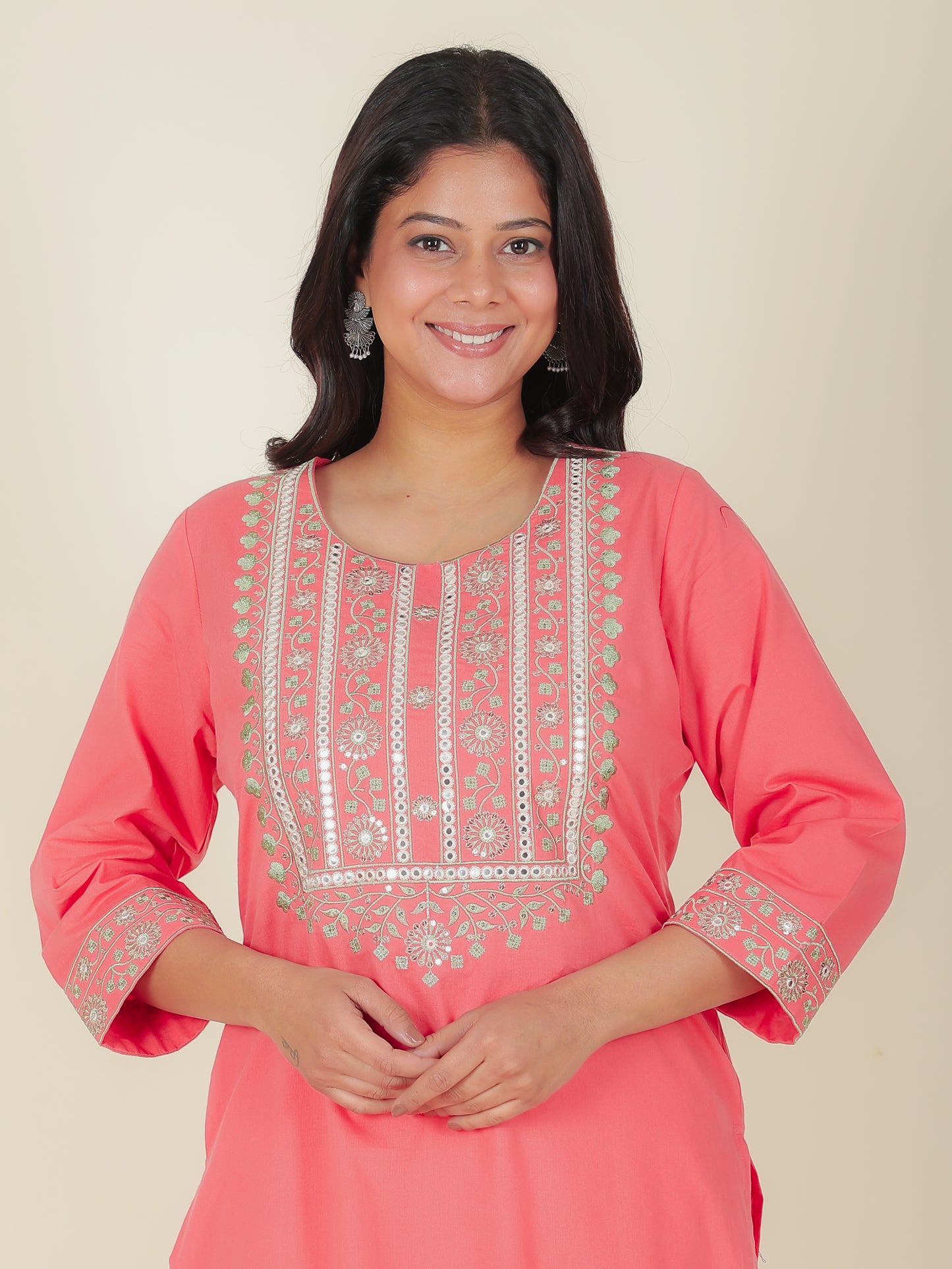 Soft Cotton Solid Kurta