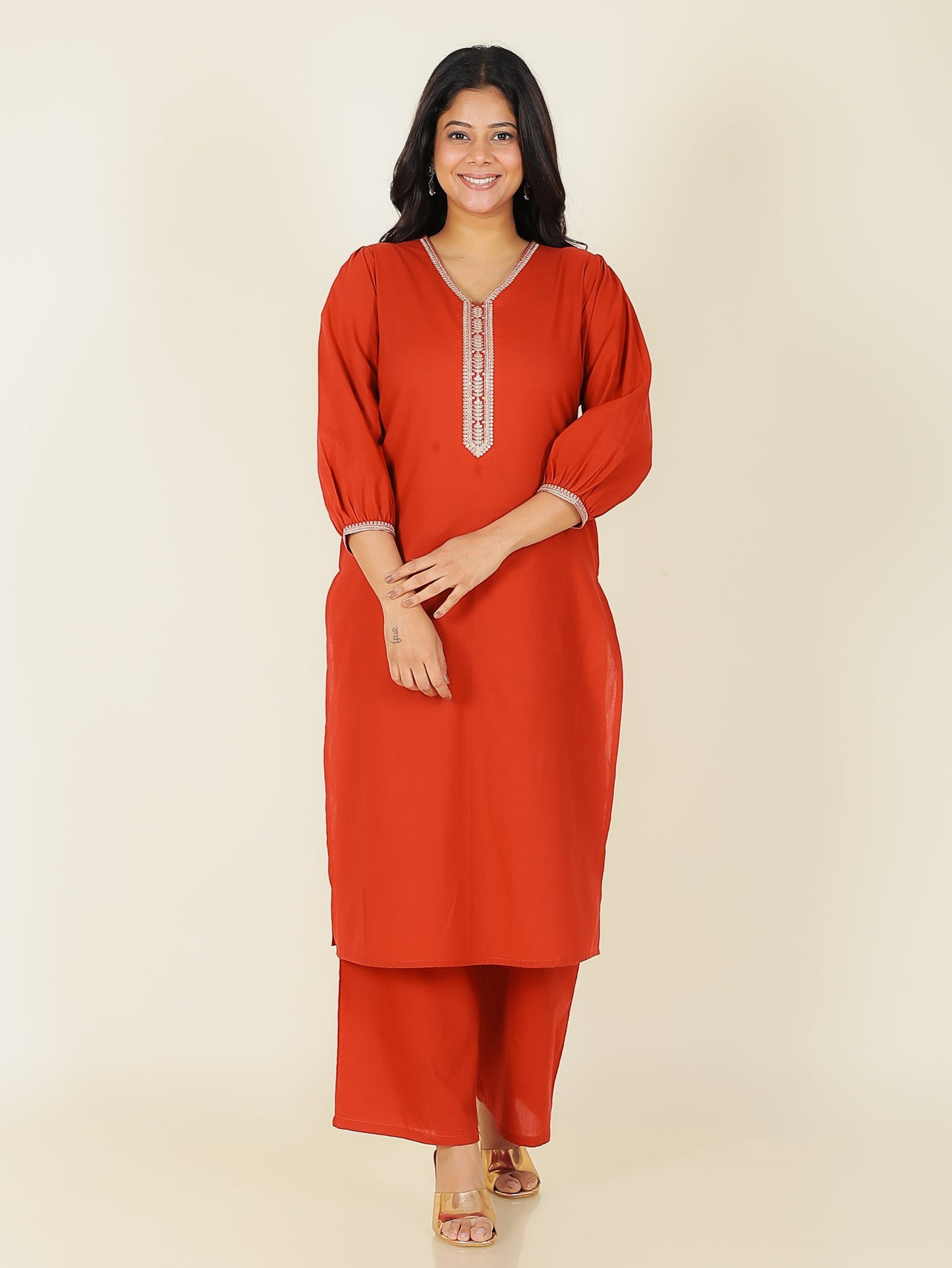 Soft Cotton Solid Kurta