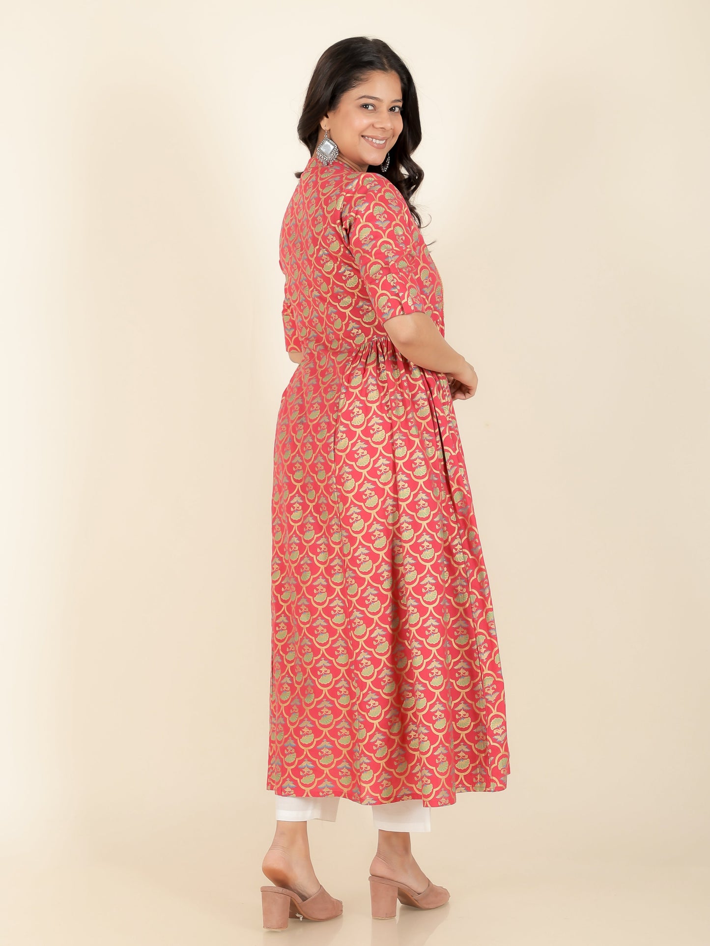 Rayon Floral Kurta