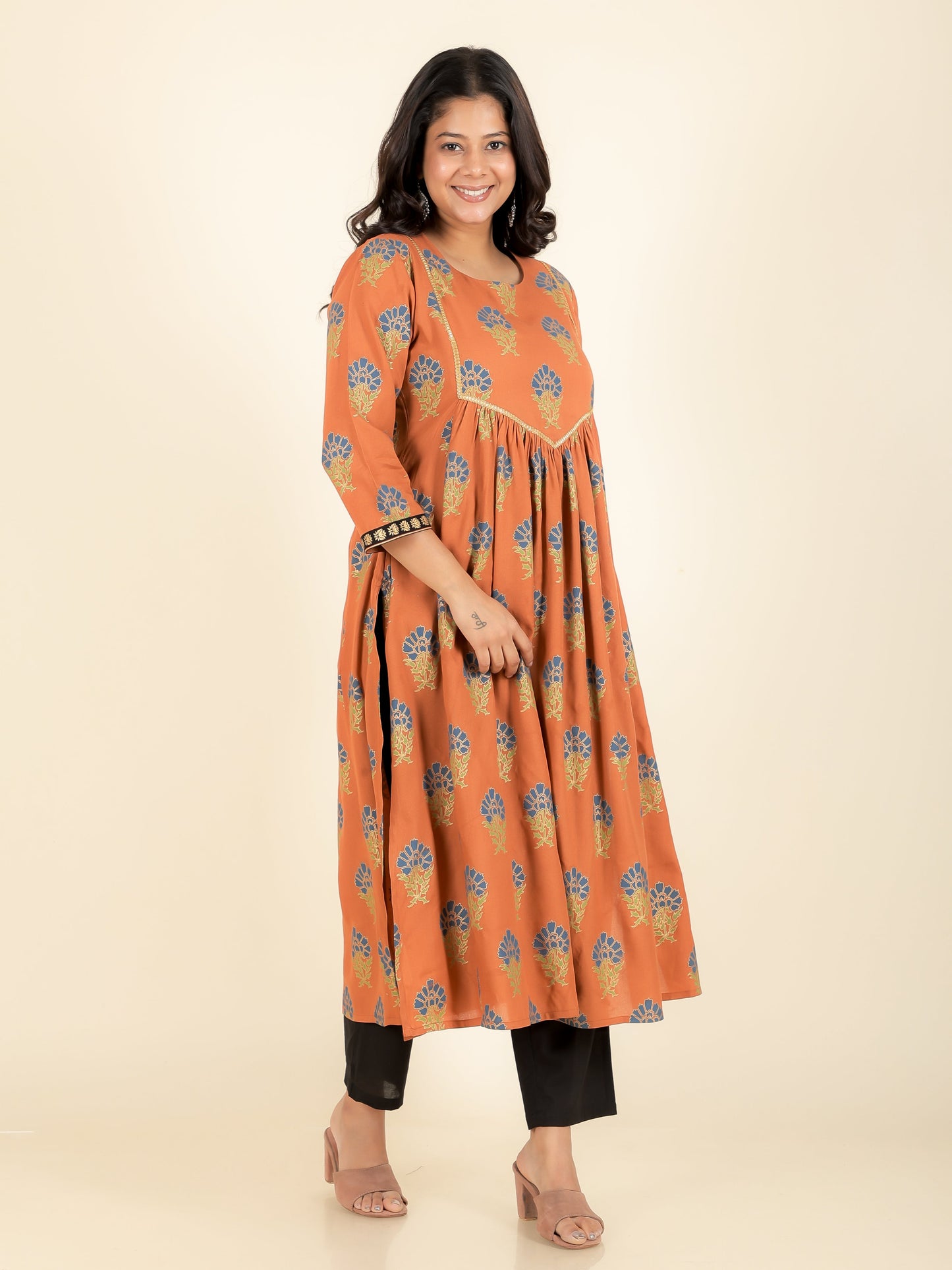 Rayon Butti Kurta