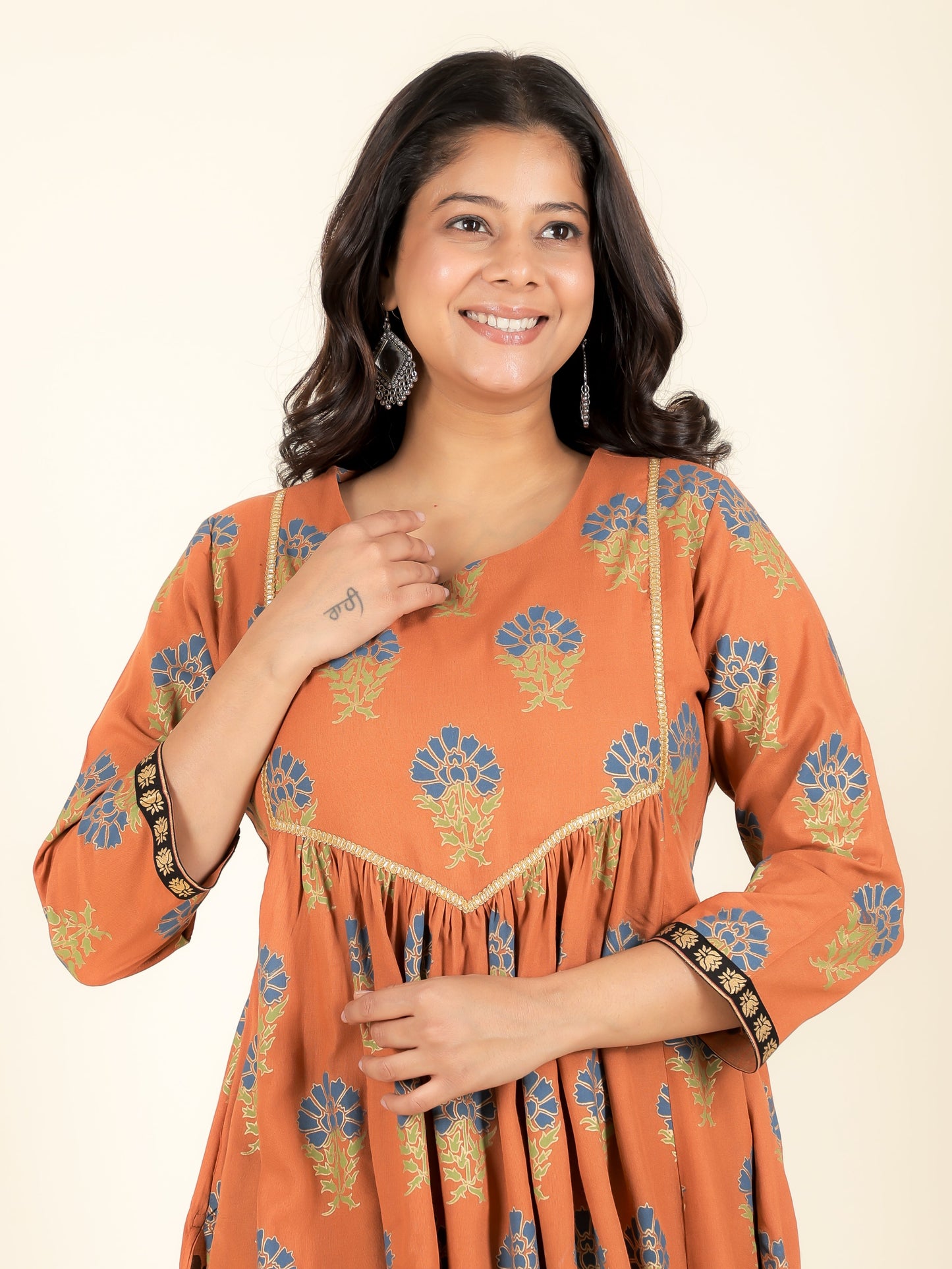 Rayon Butti Kurta