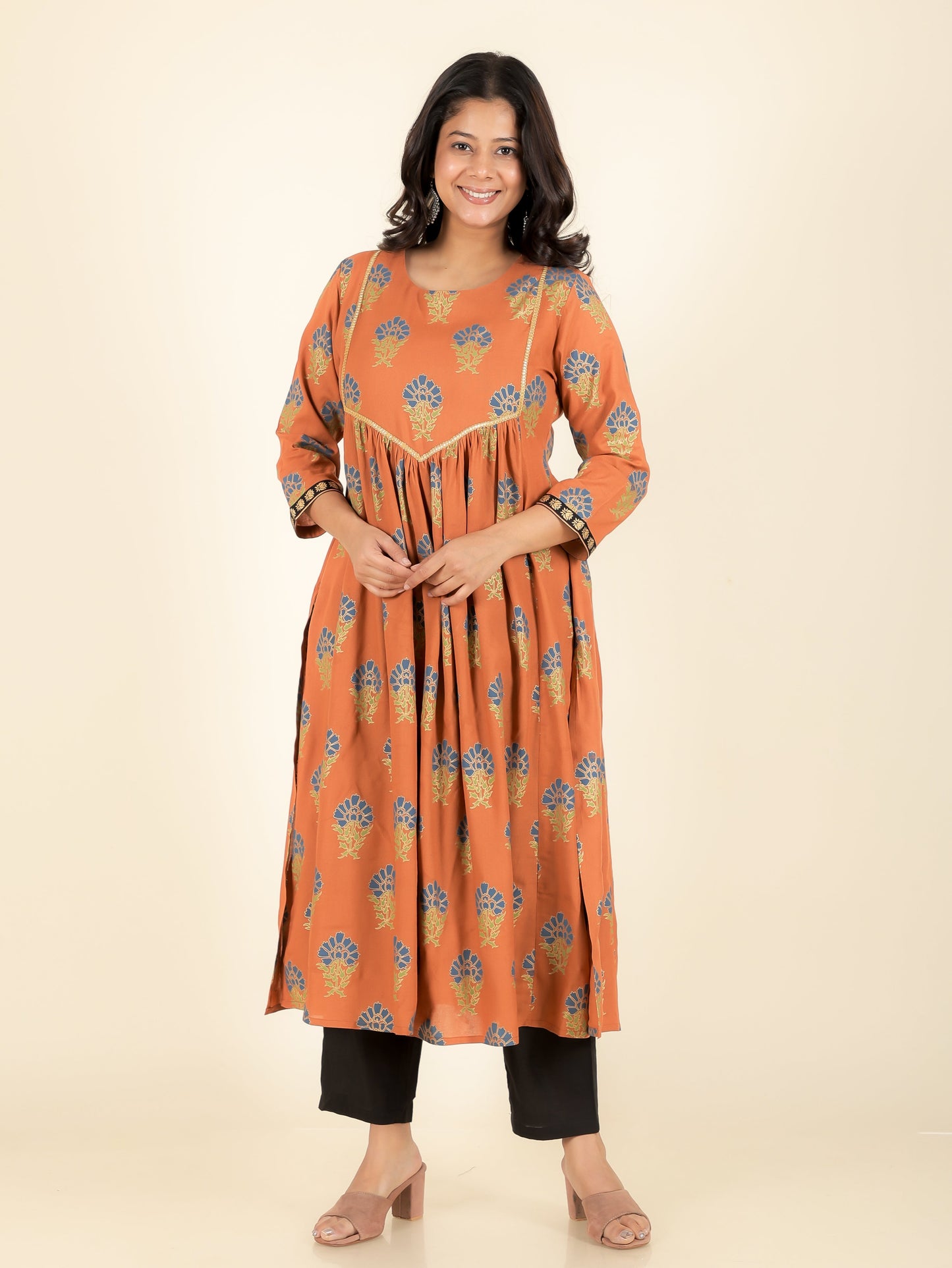 Rayon Butti Kurta