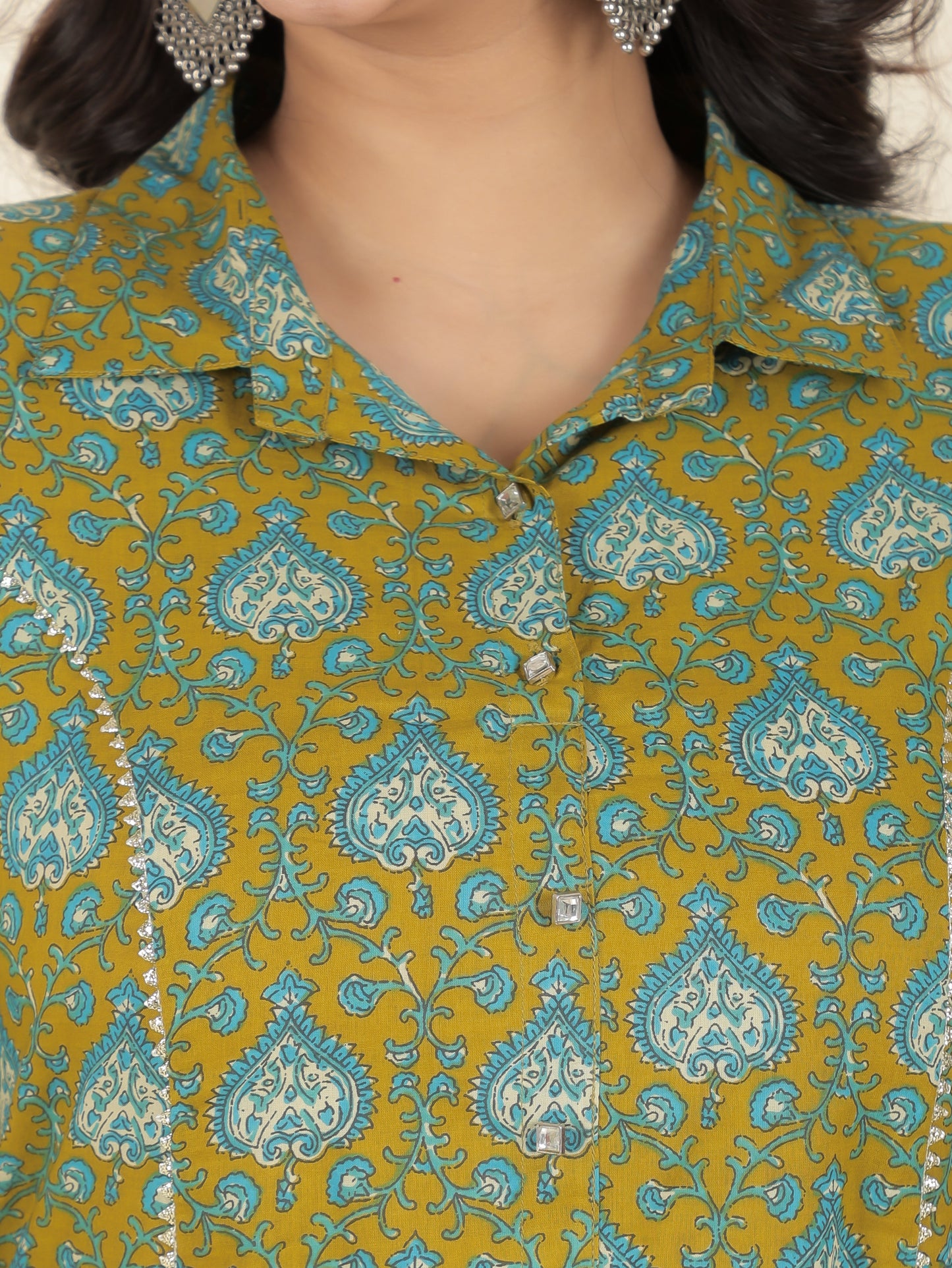 Soft Cotton Floral Kurta