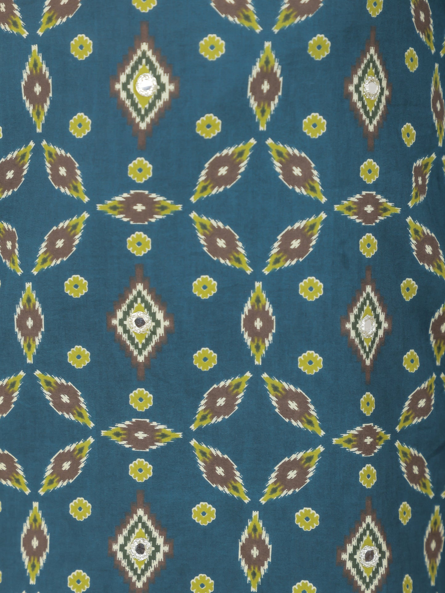 Soft Cotton Geometric Kurta