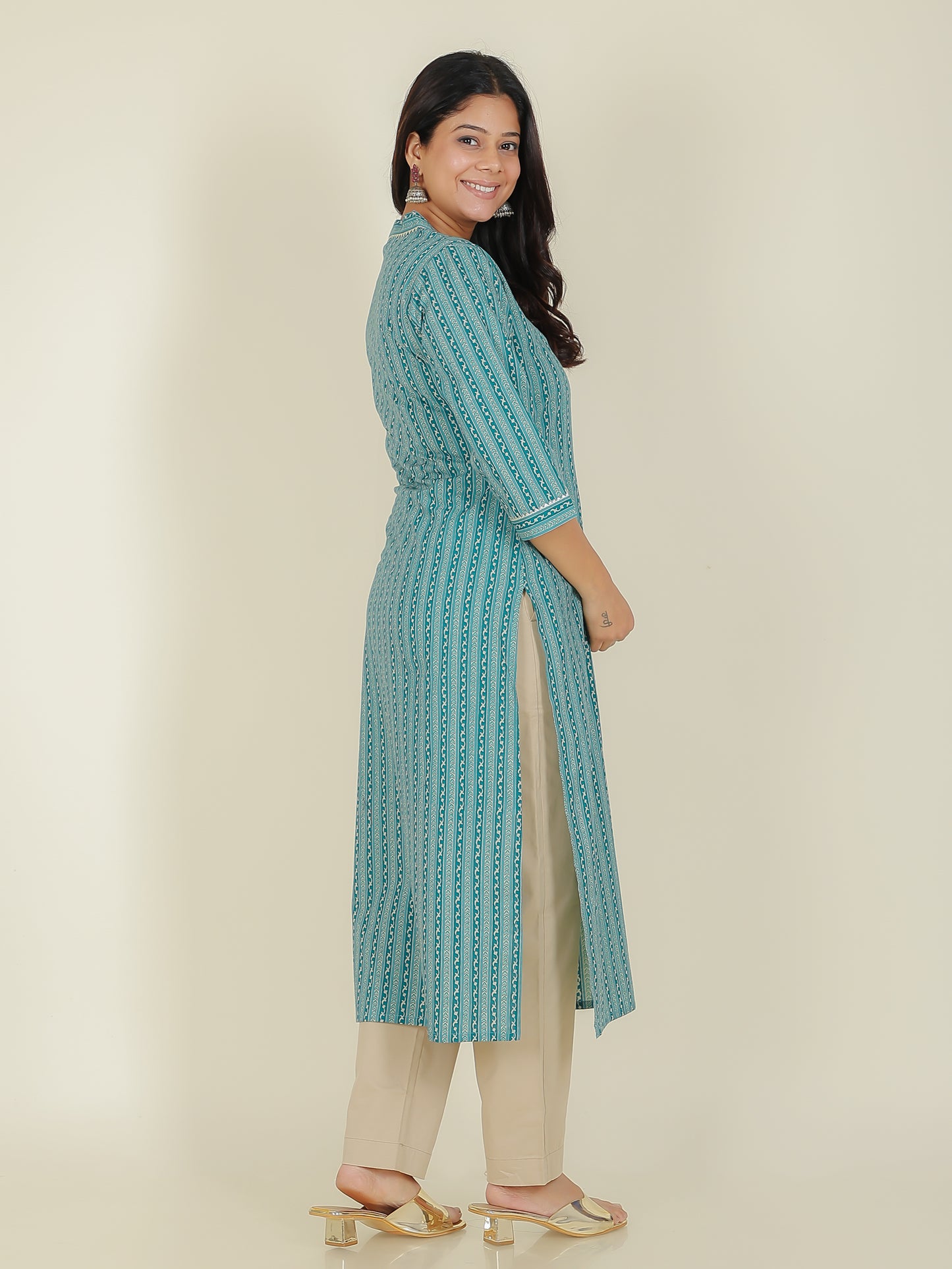 Soft Cotton Striped Kurta