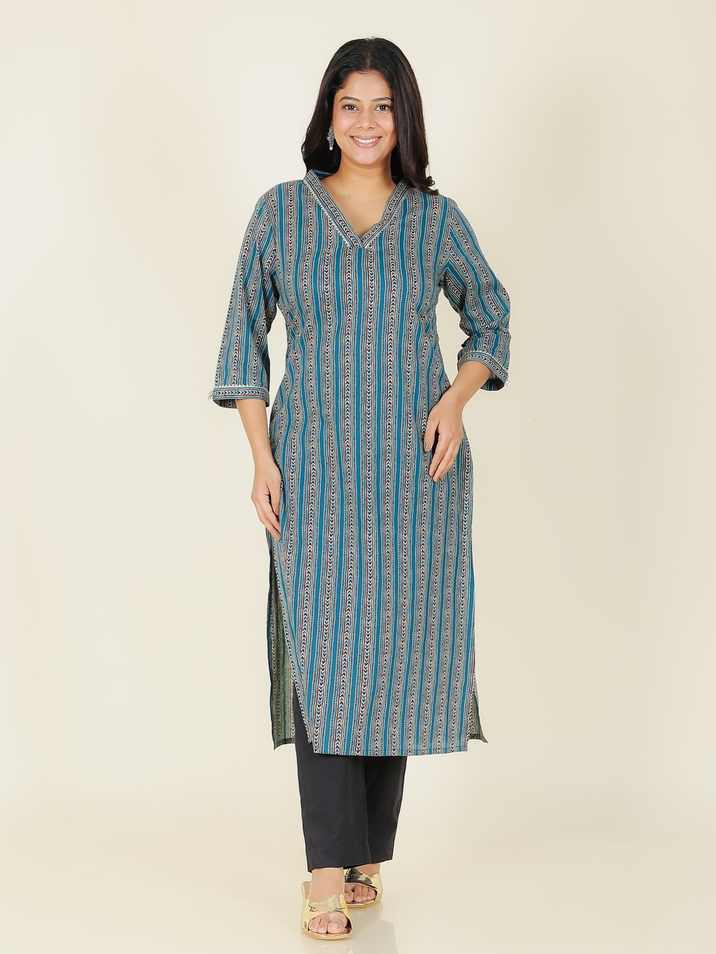 Soft Cotton Striped Kurta