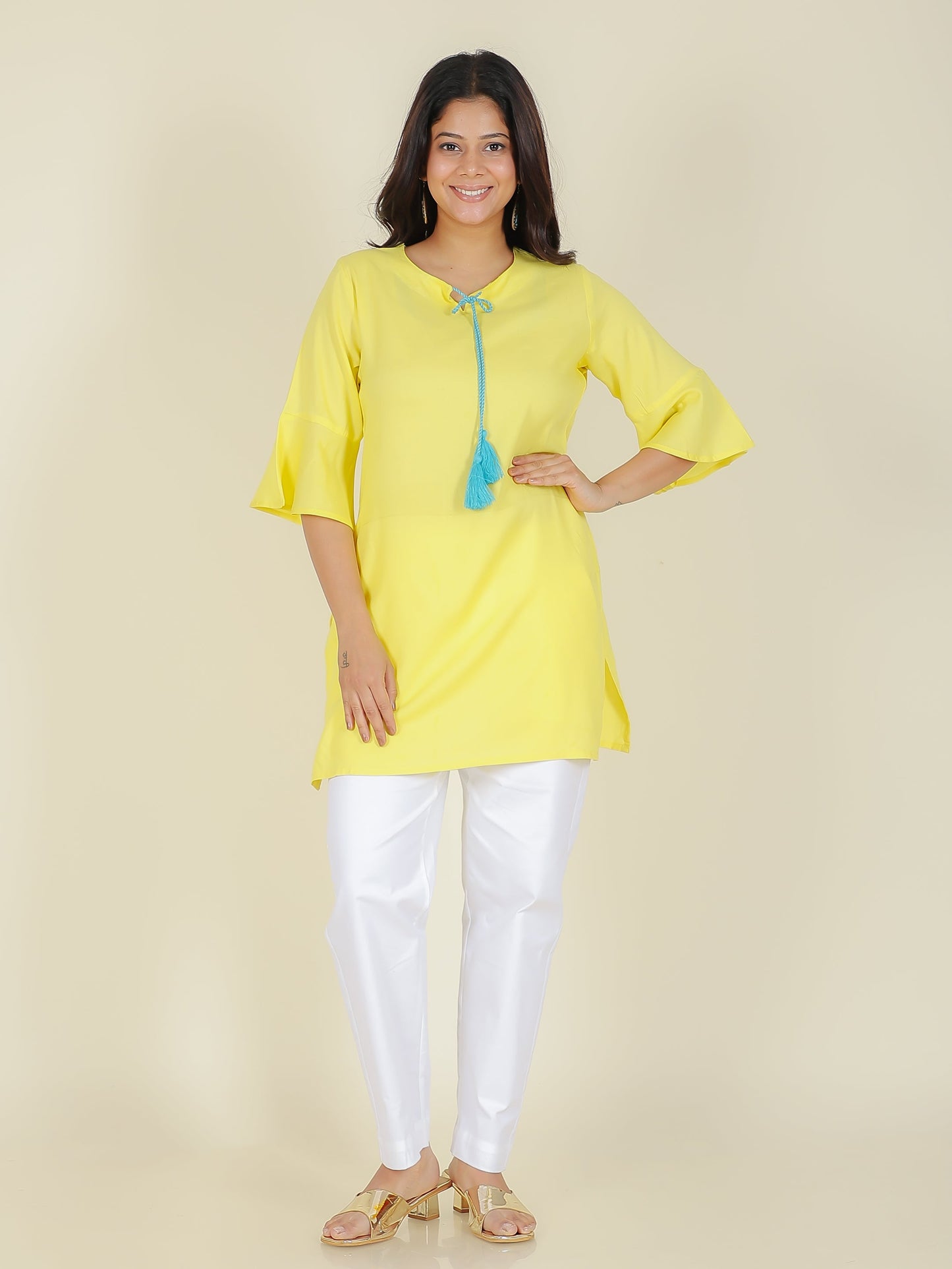 Rayon Solid Kurti