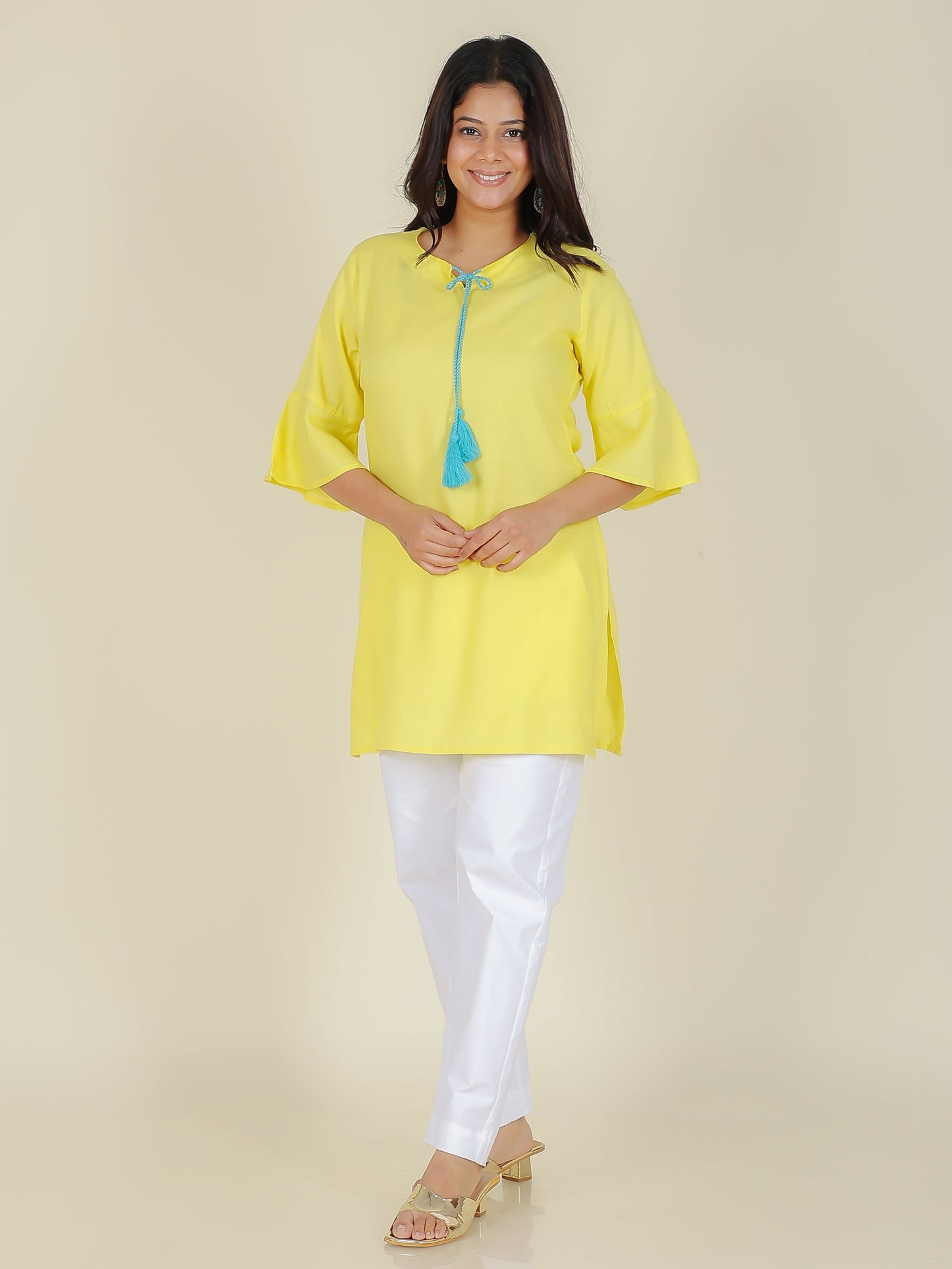 Rayon Solid Kurti