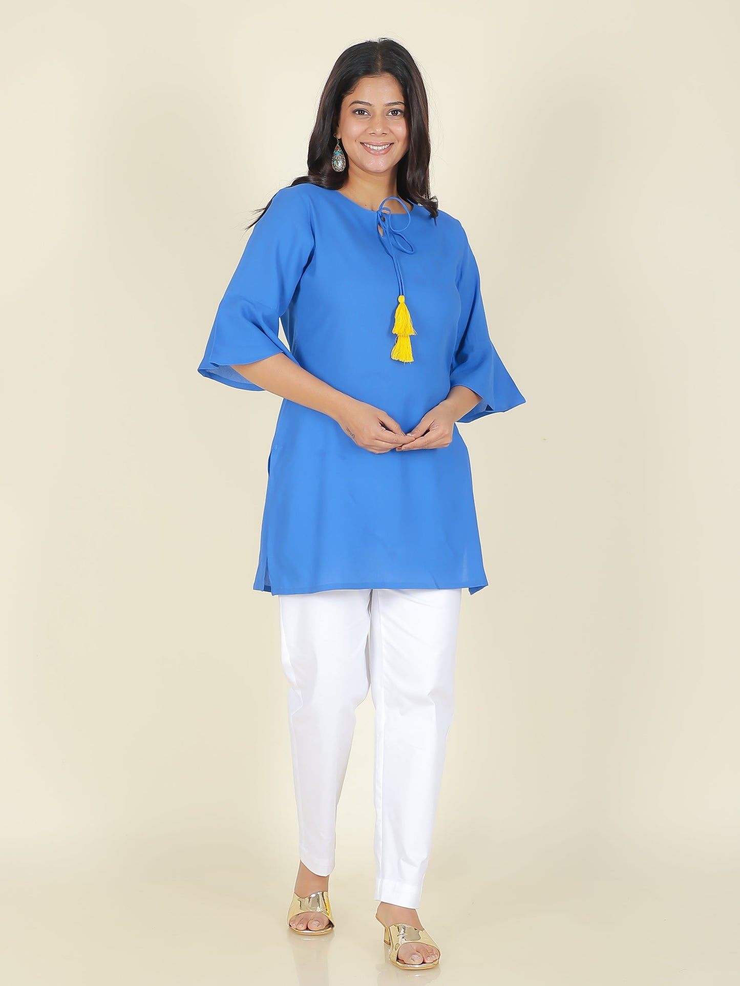 Rayon Solid Kurti