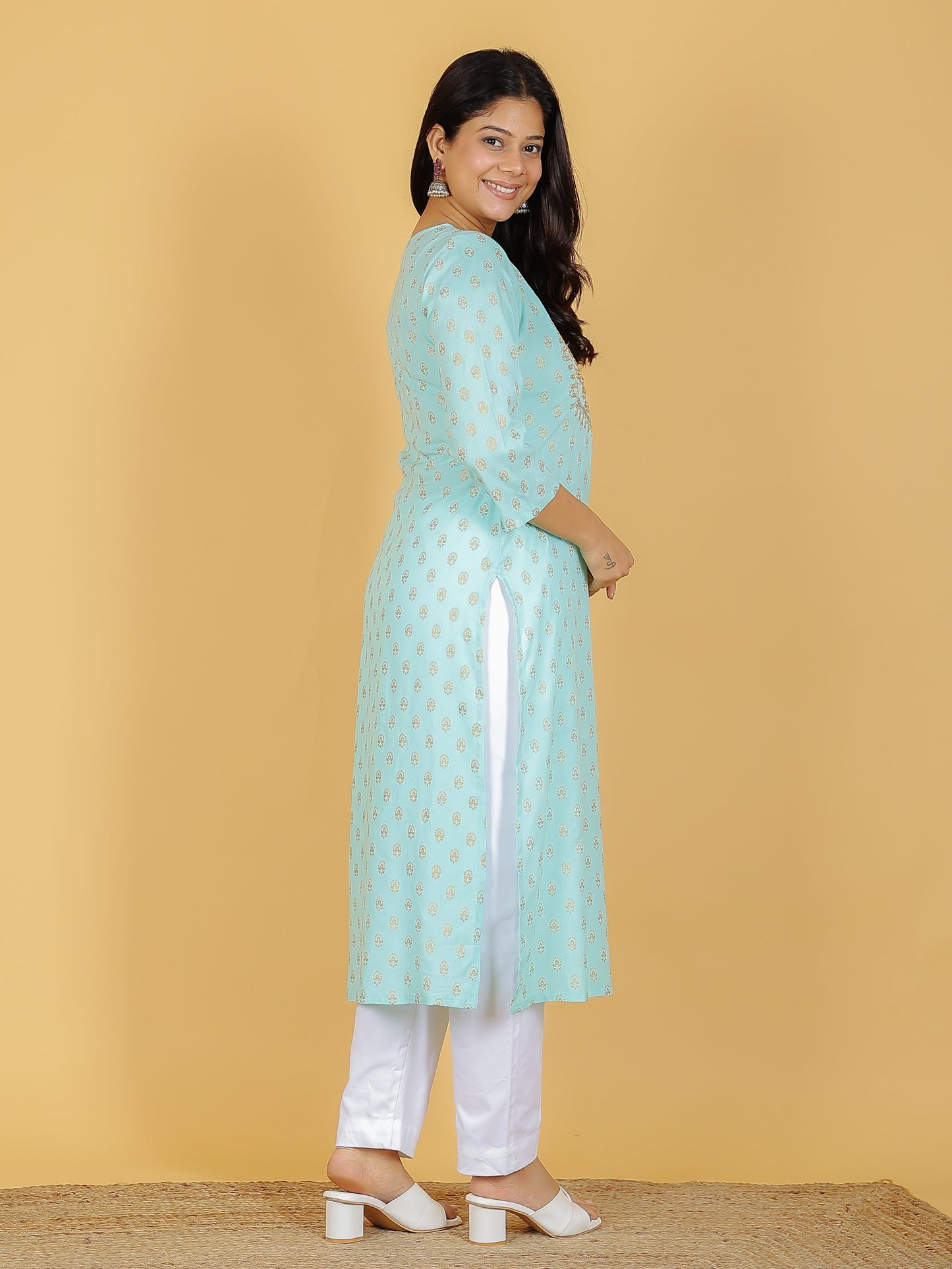 Rayon Butti Kurta