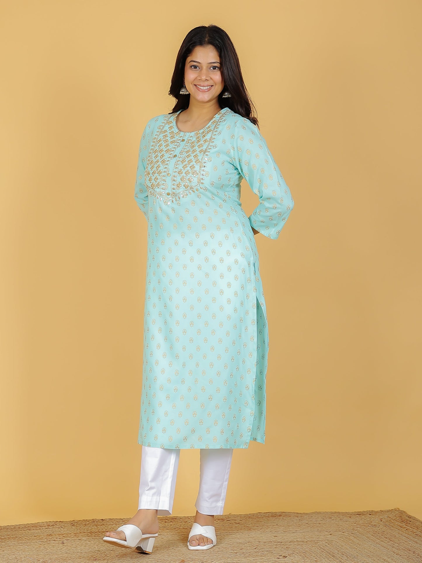 Rayon Butti Kurta