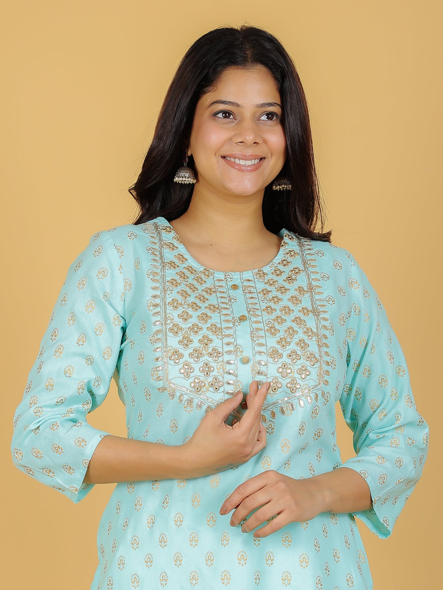 Rayon Butti Kurta