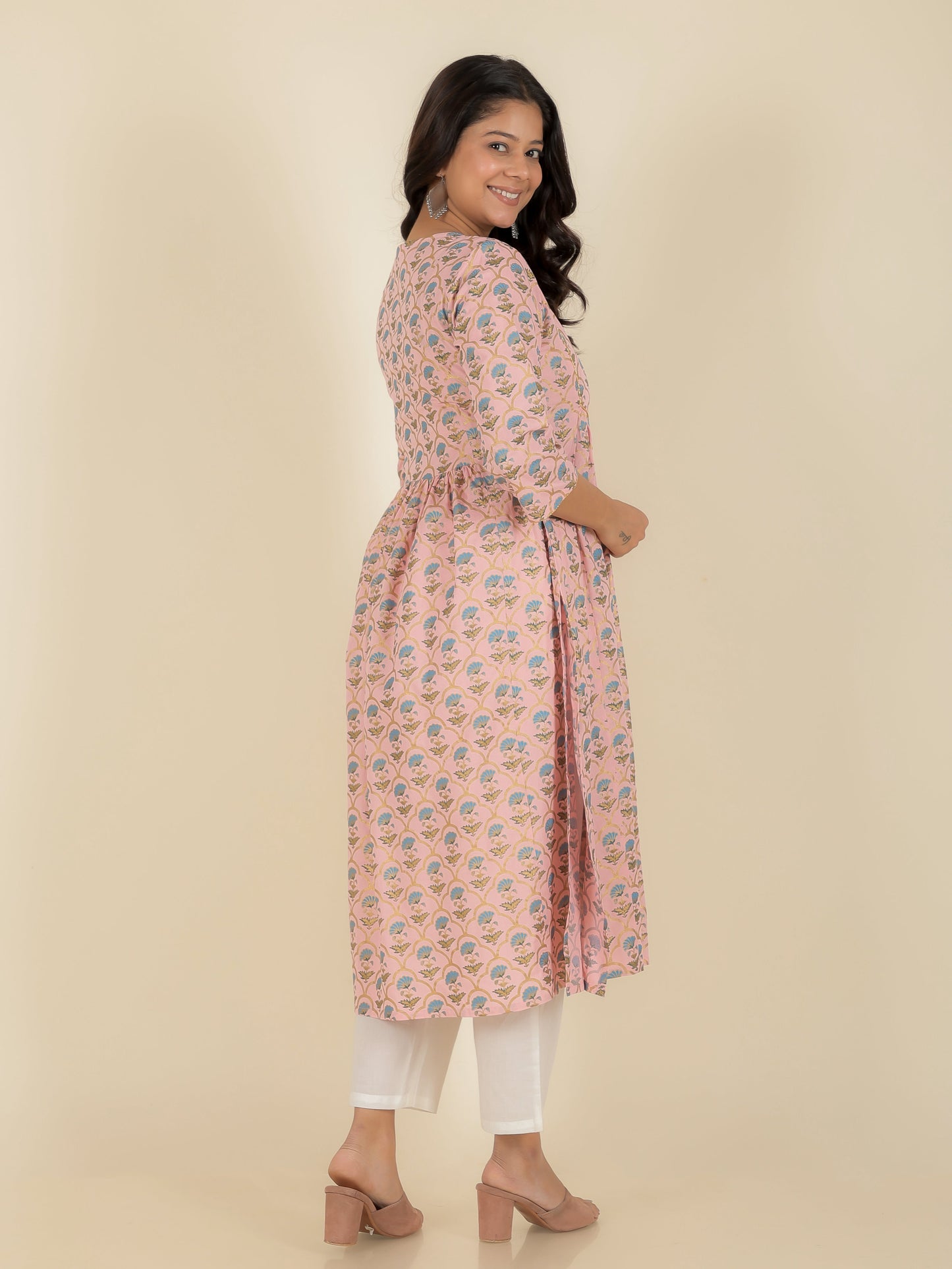 Rayon Floral Kurta