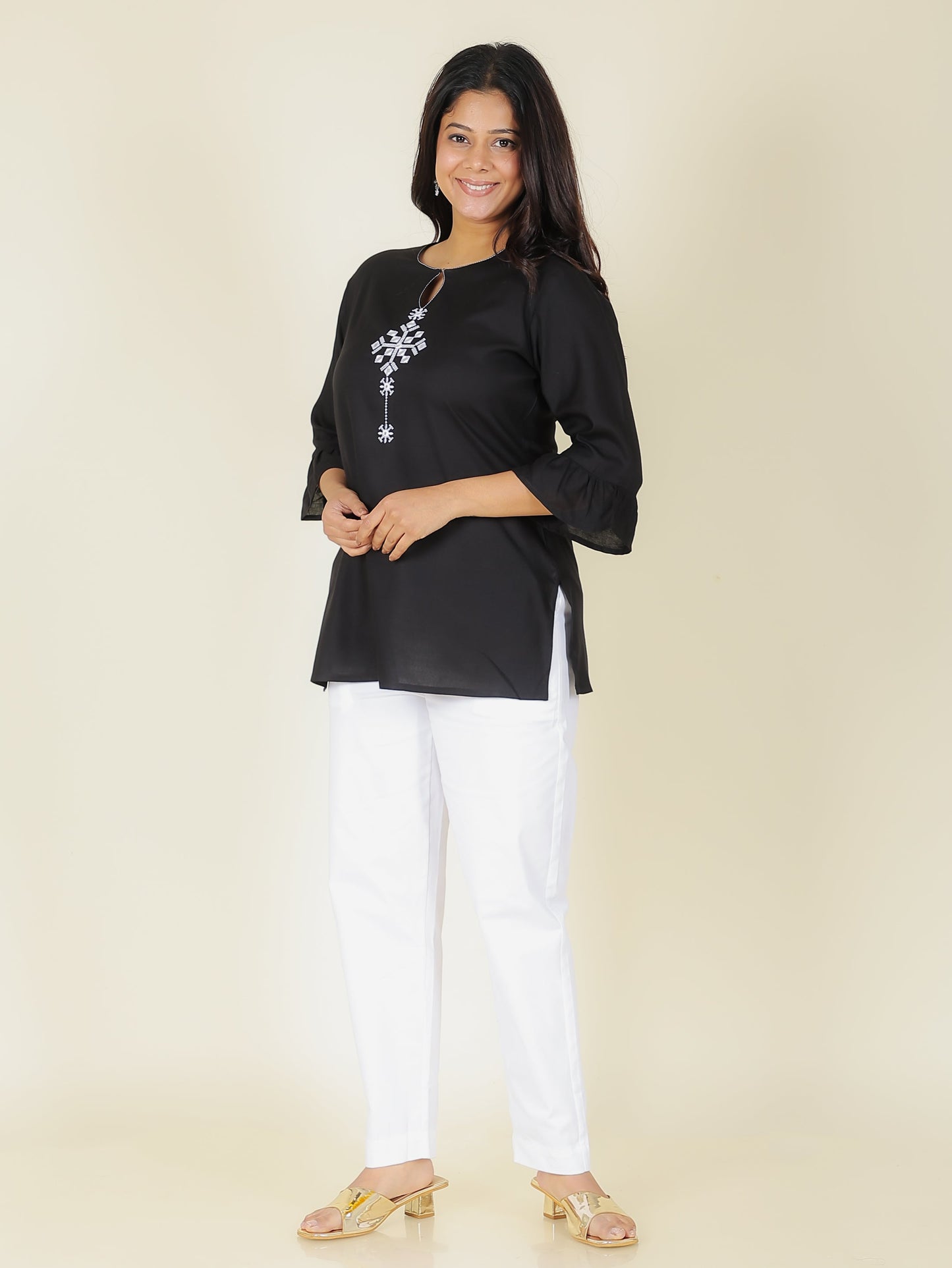 Rayon Solid Kurti