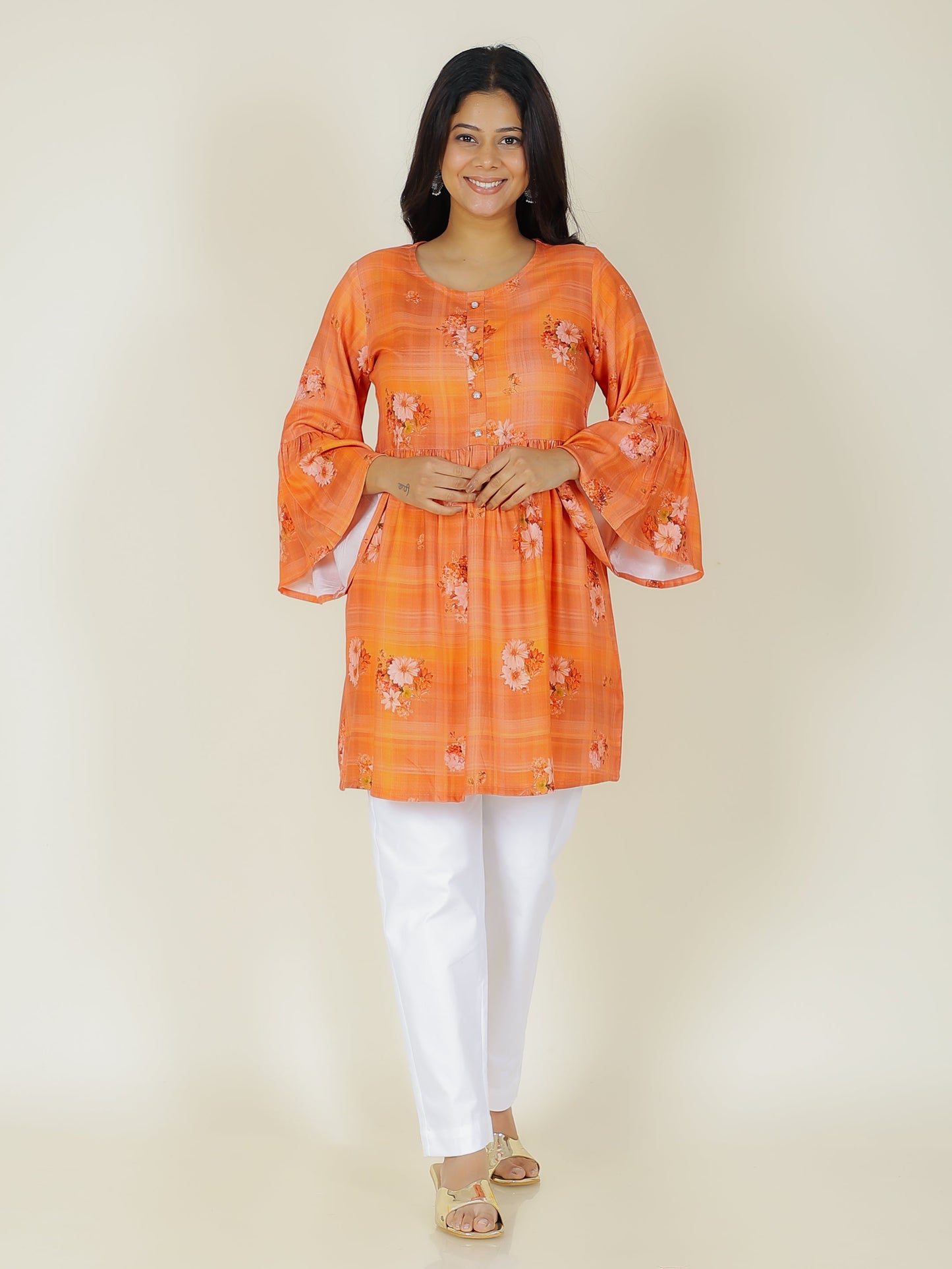 Rayon Floral Kurti