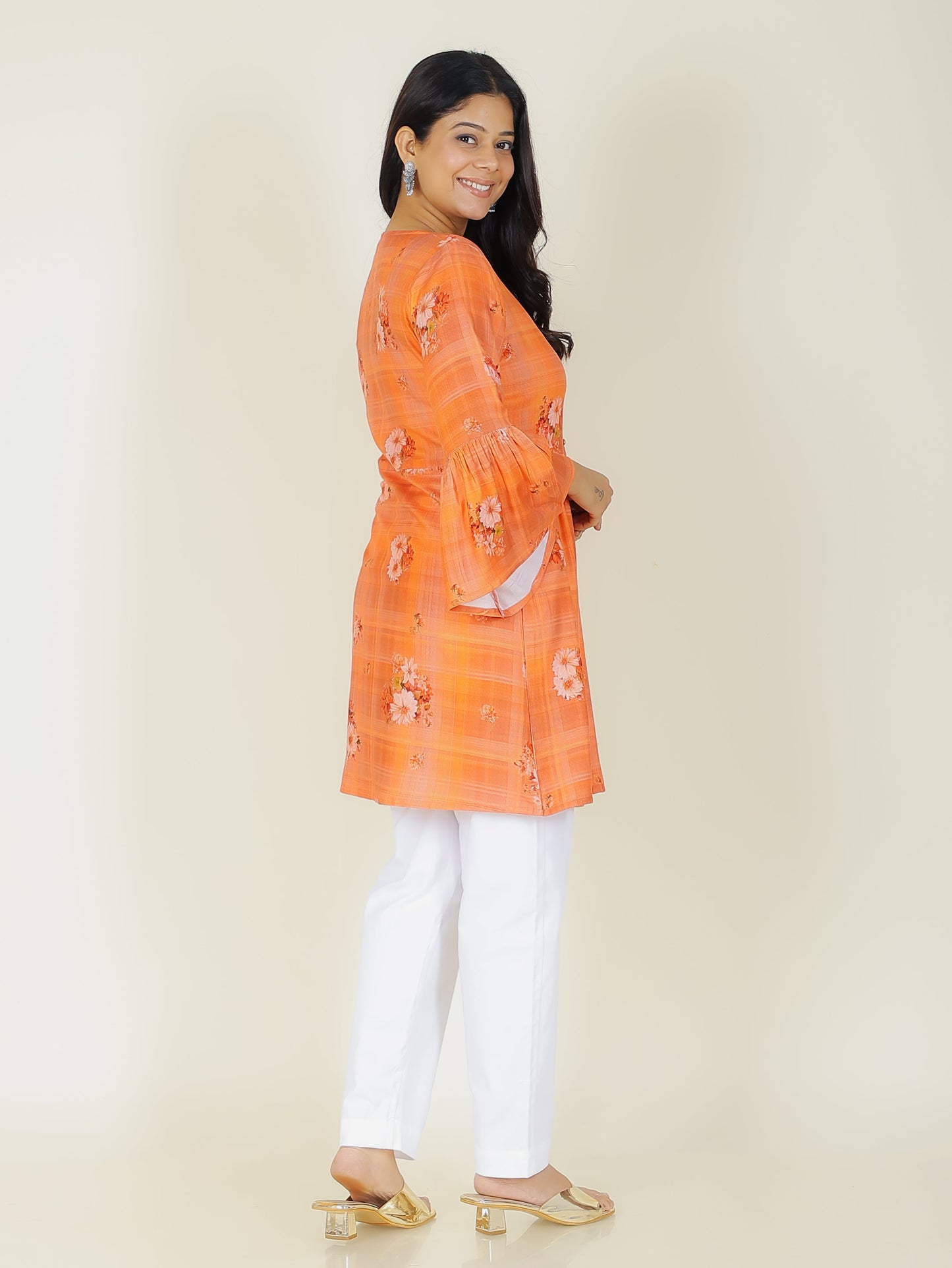 Rayon Floral Kurti