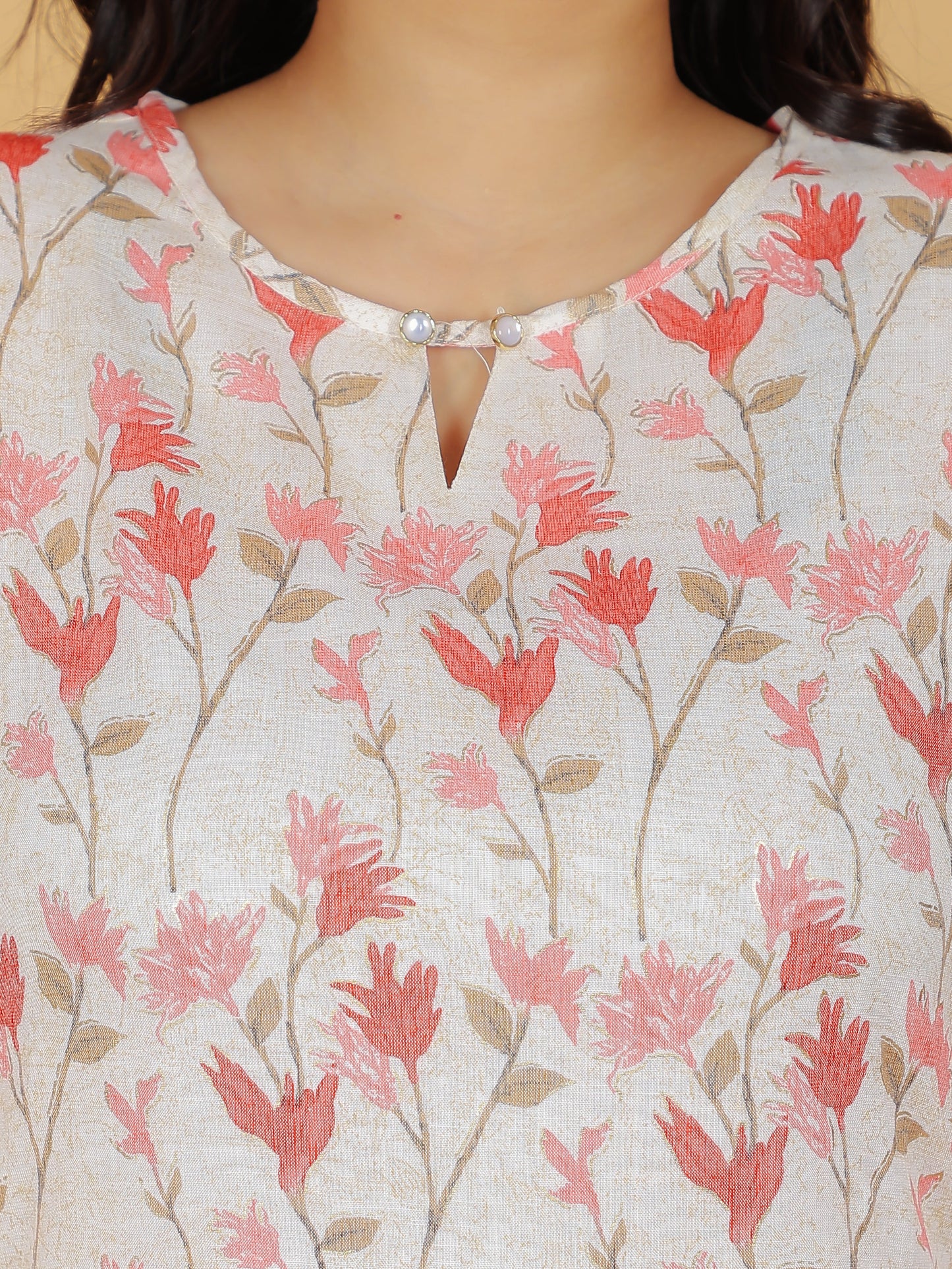 Rayon Floral Kurti