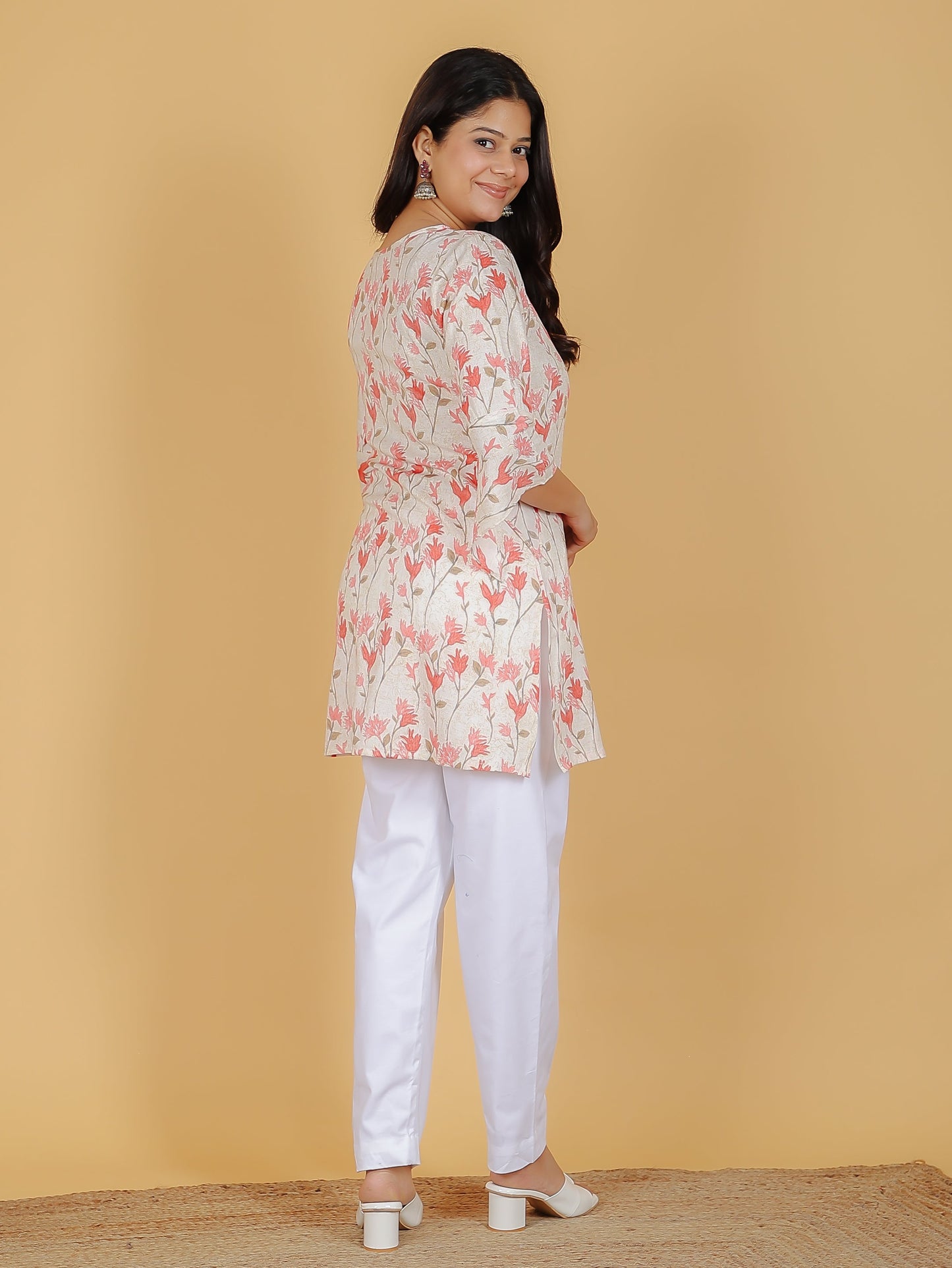 Rayon Floral Kurti