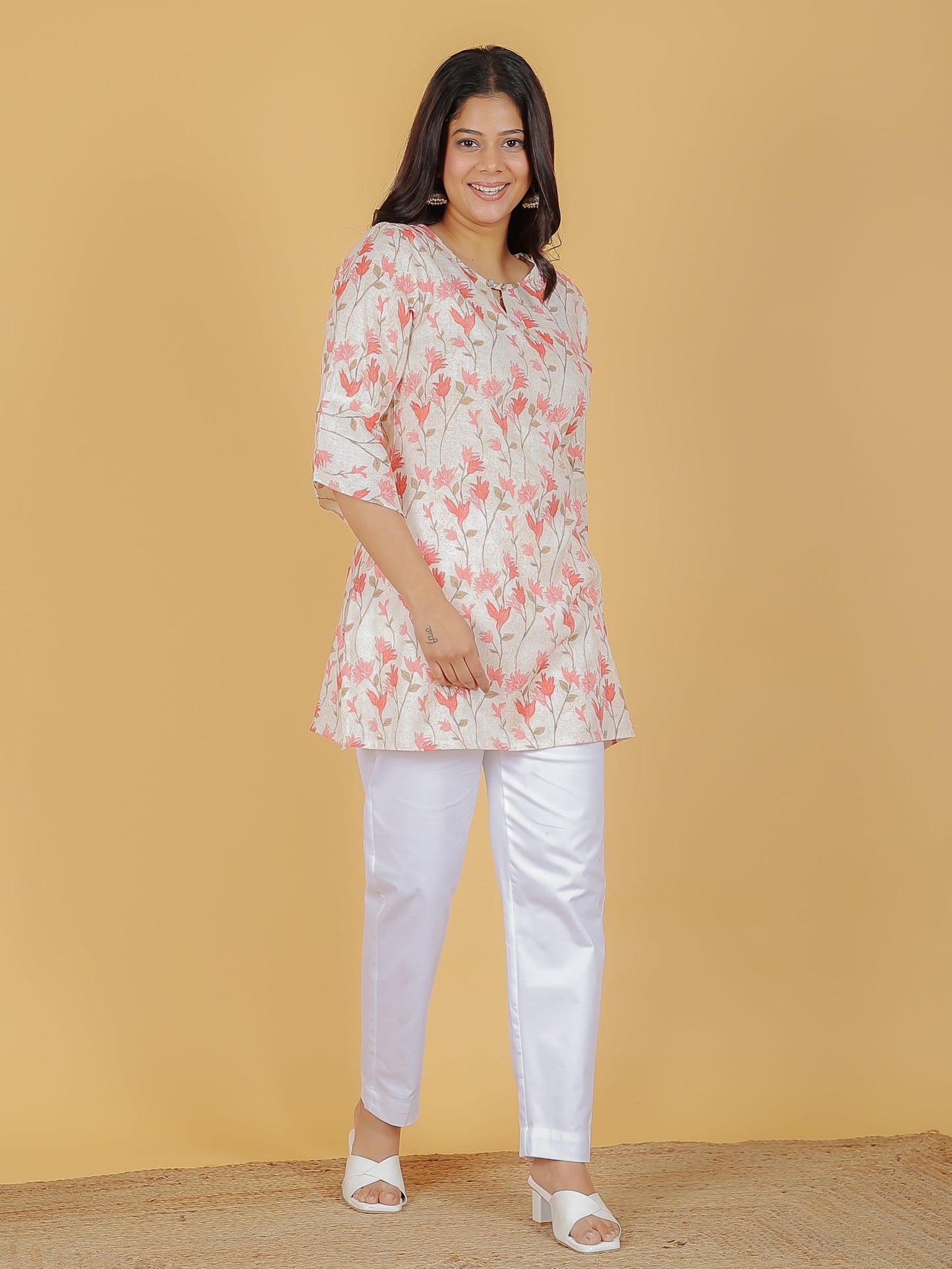 Rayon Floral Kurti