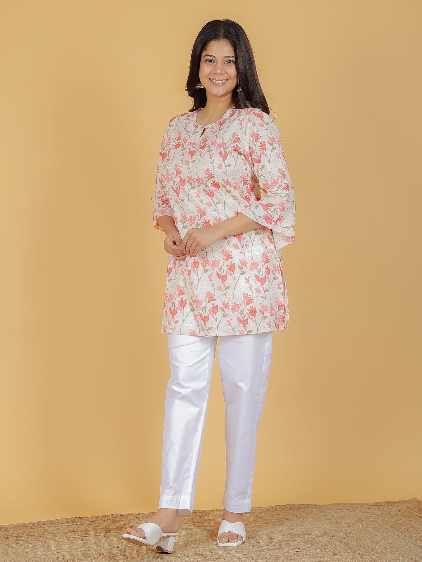 Rayon Floral Kurti