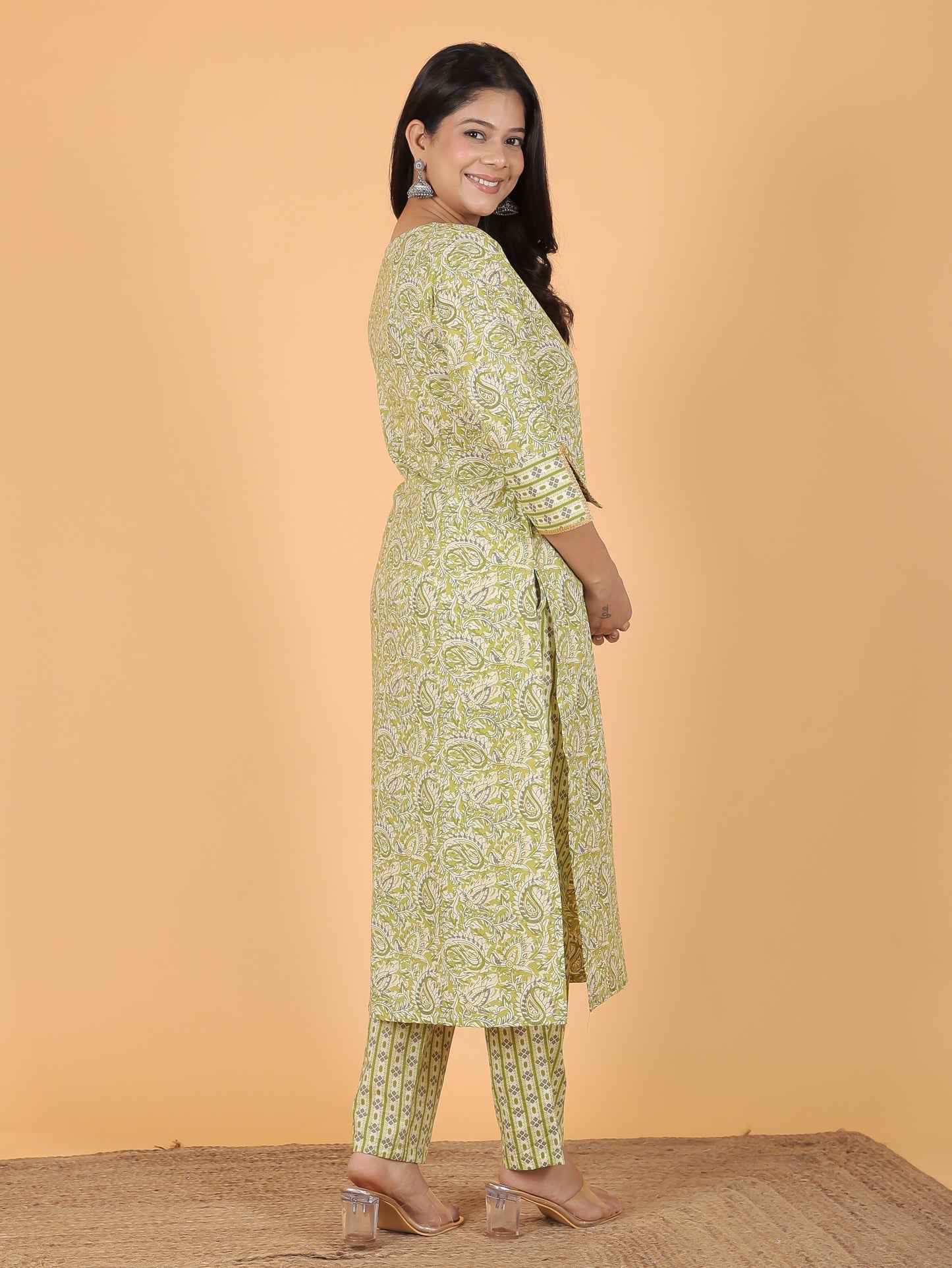 Soft Cotton Floral Kurta