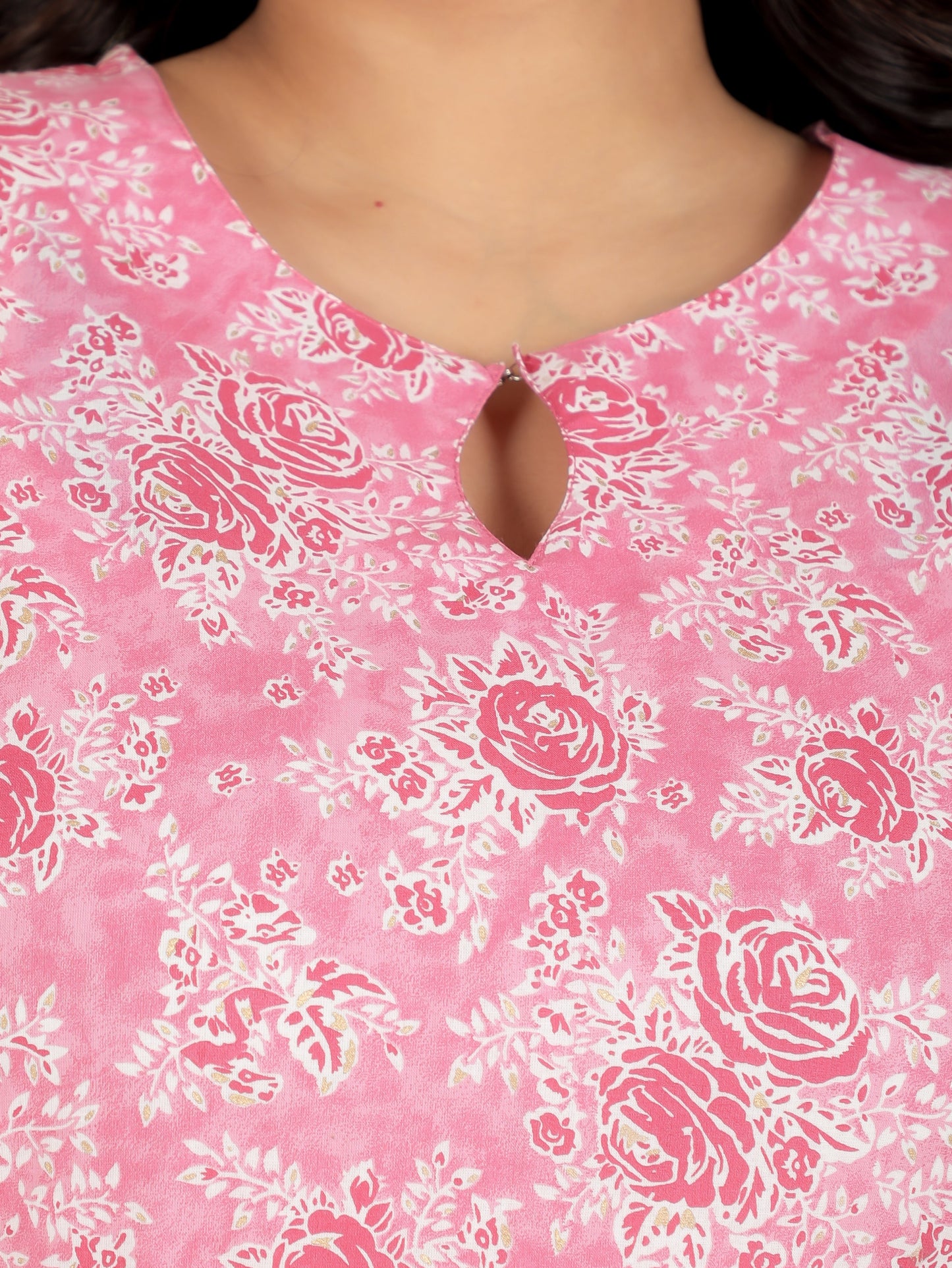 Soft Cotton Floral Kurta