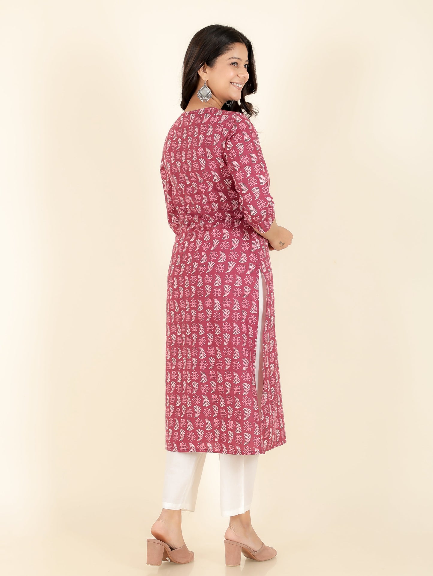 Soft Cotton Abstract Kurta