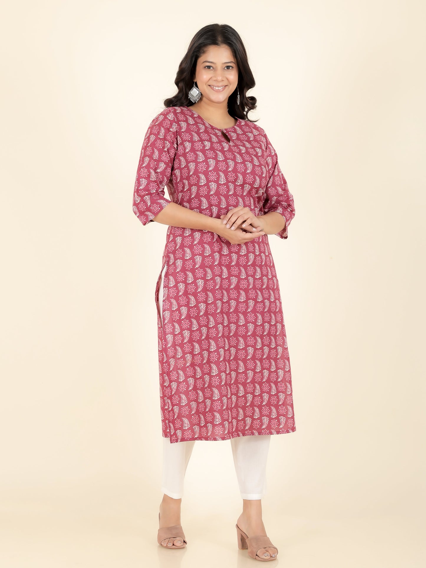 Soft Cotton Abstract Kurta