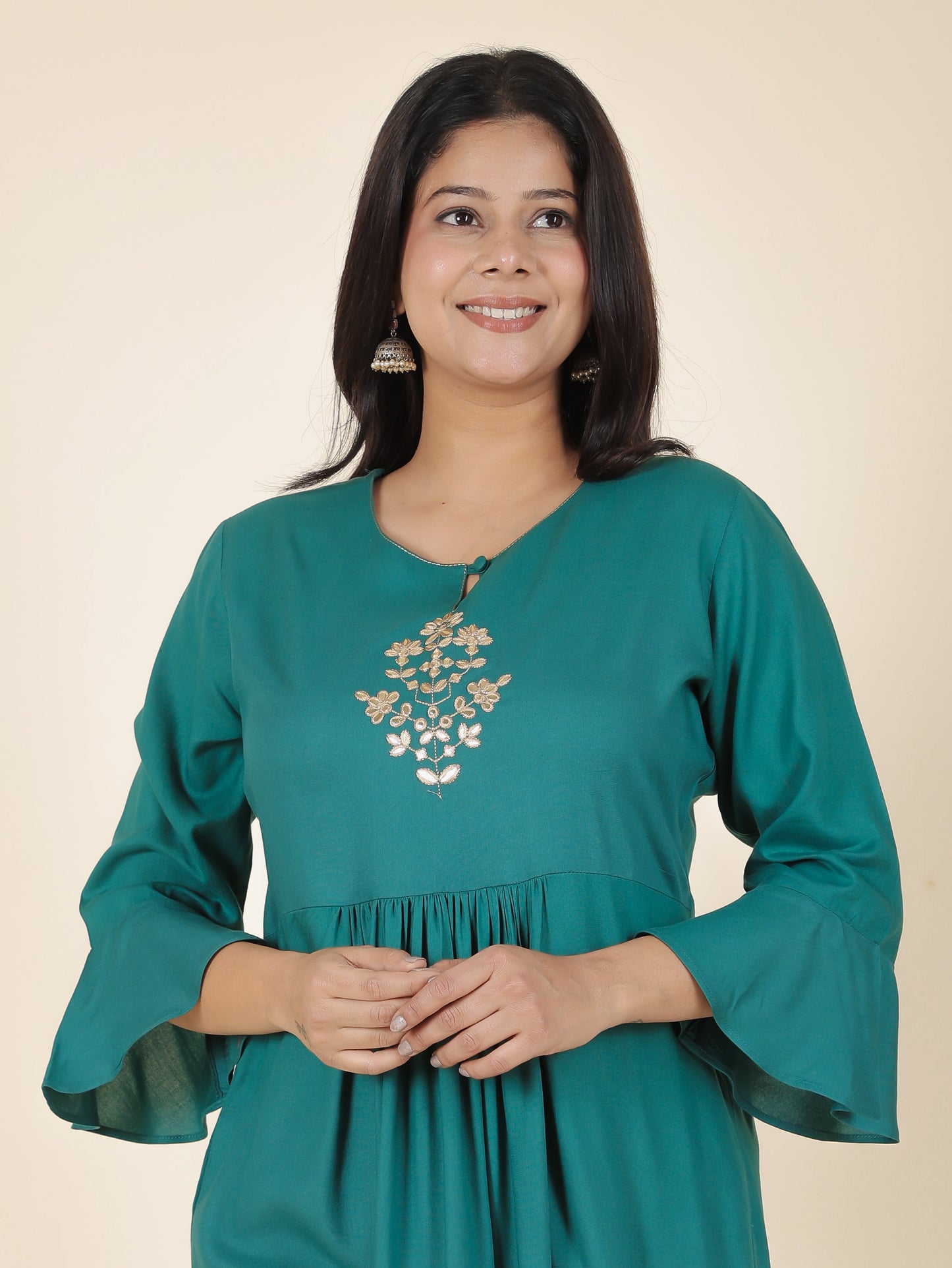 Rayon Solid Kurti