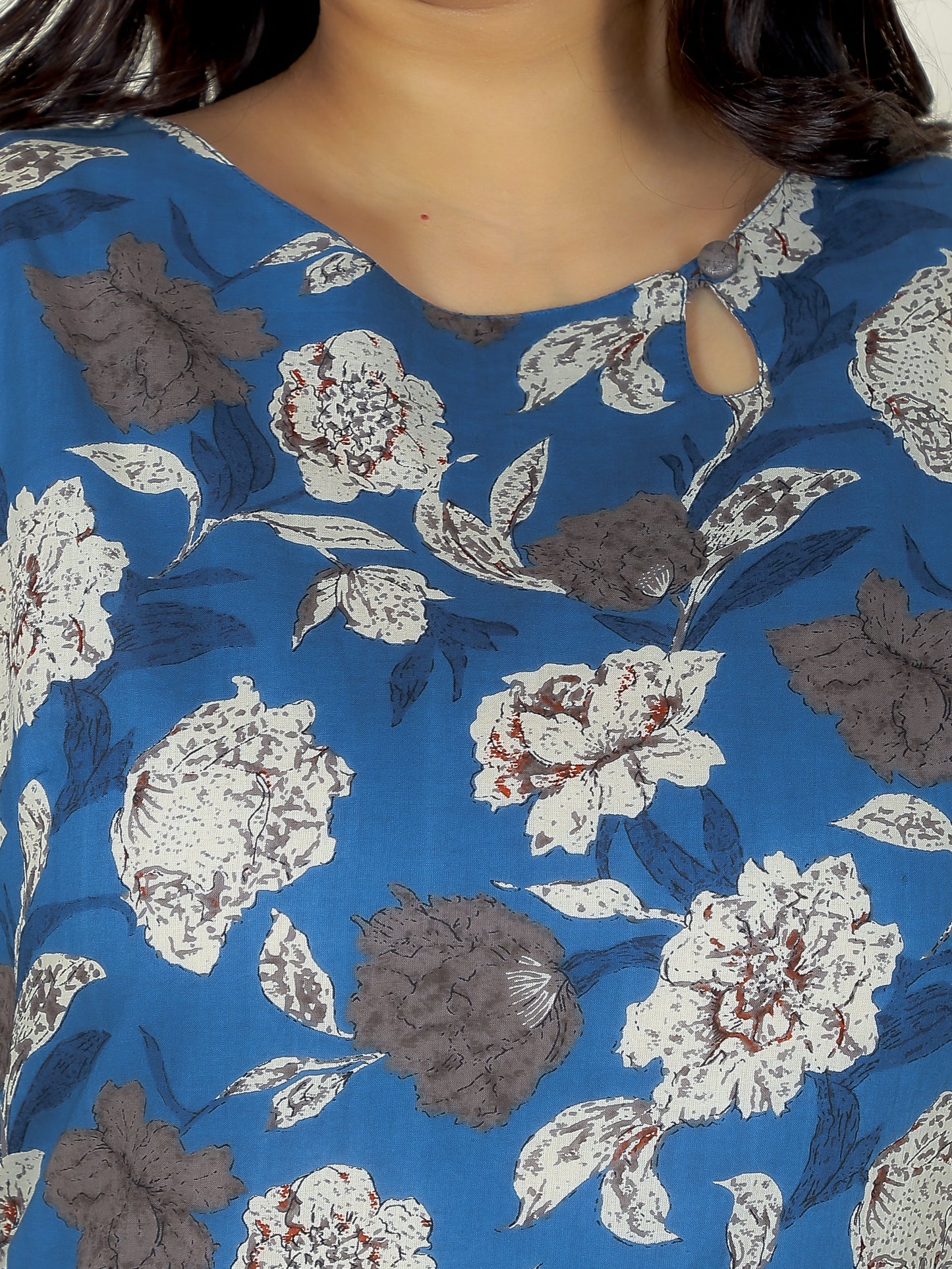 Soft Cotton Floral Kurta