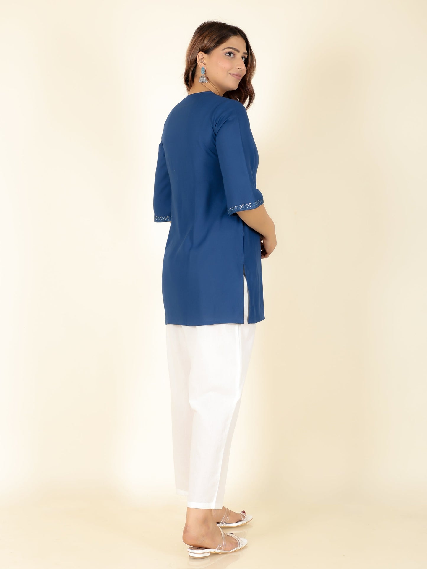 Rayon Solid Kurti