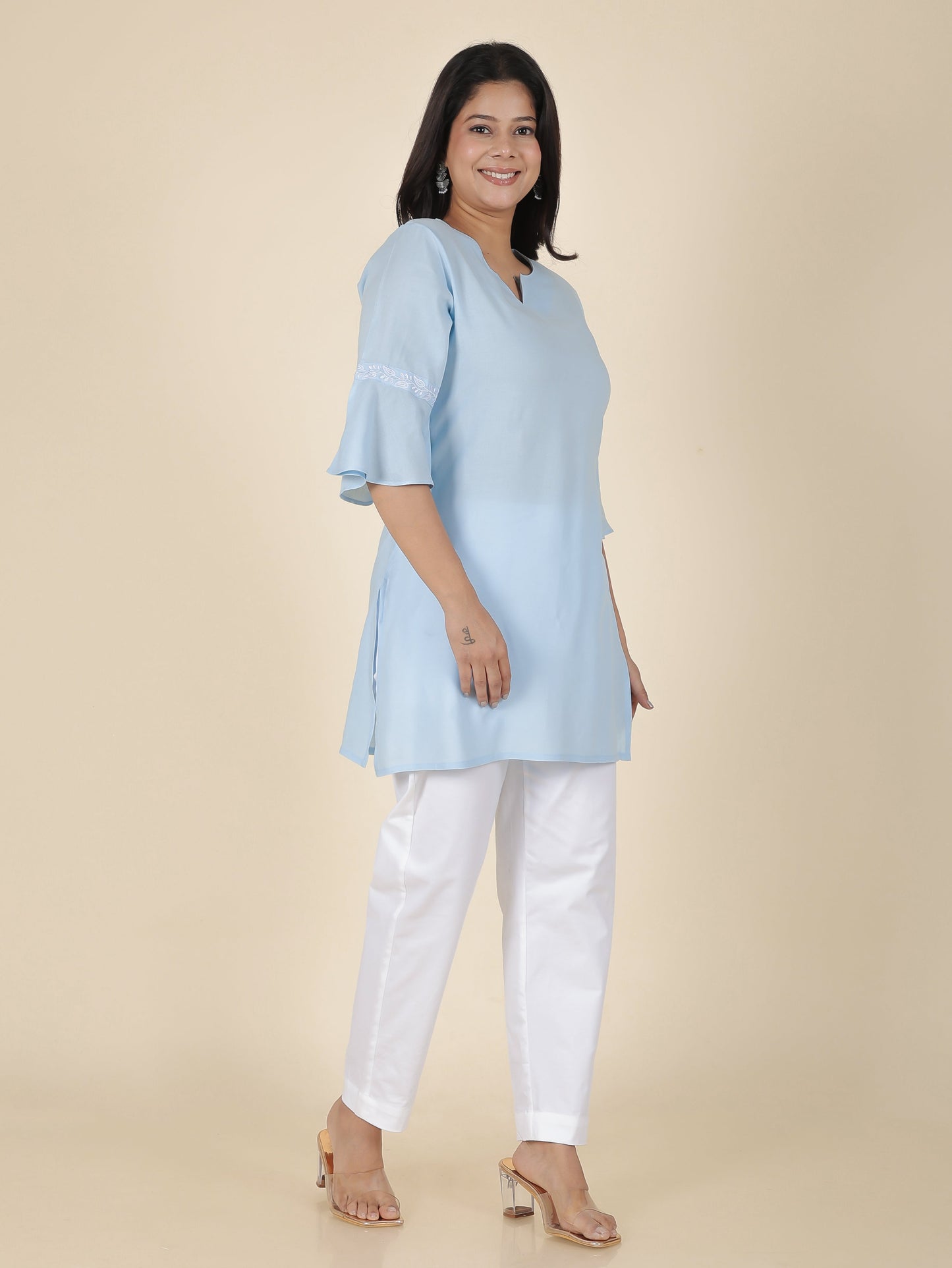 Rayon Solid Kurti