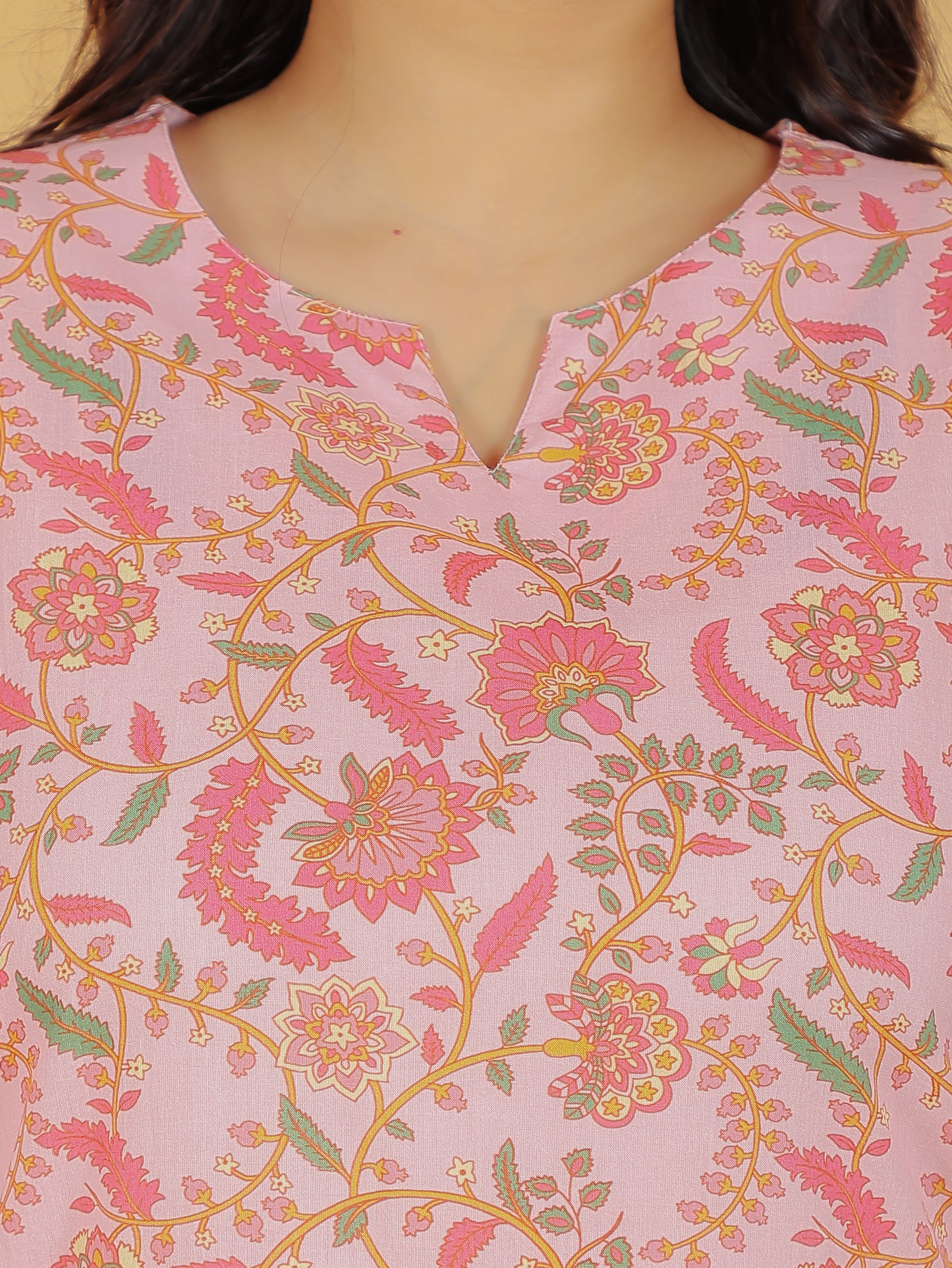 Soft Cotton Floral Kurti