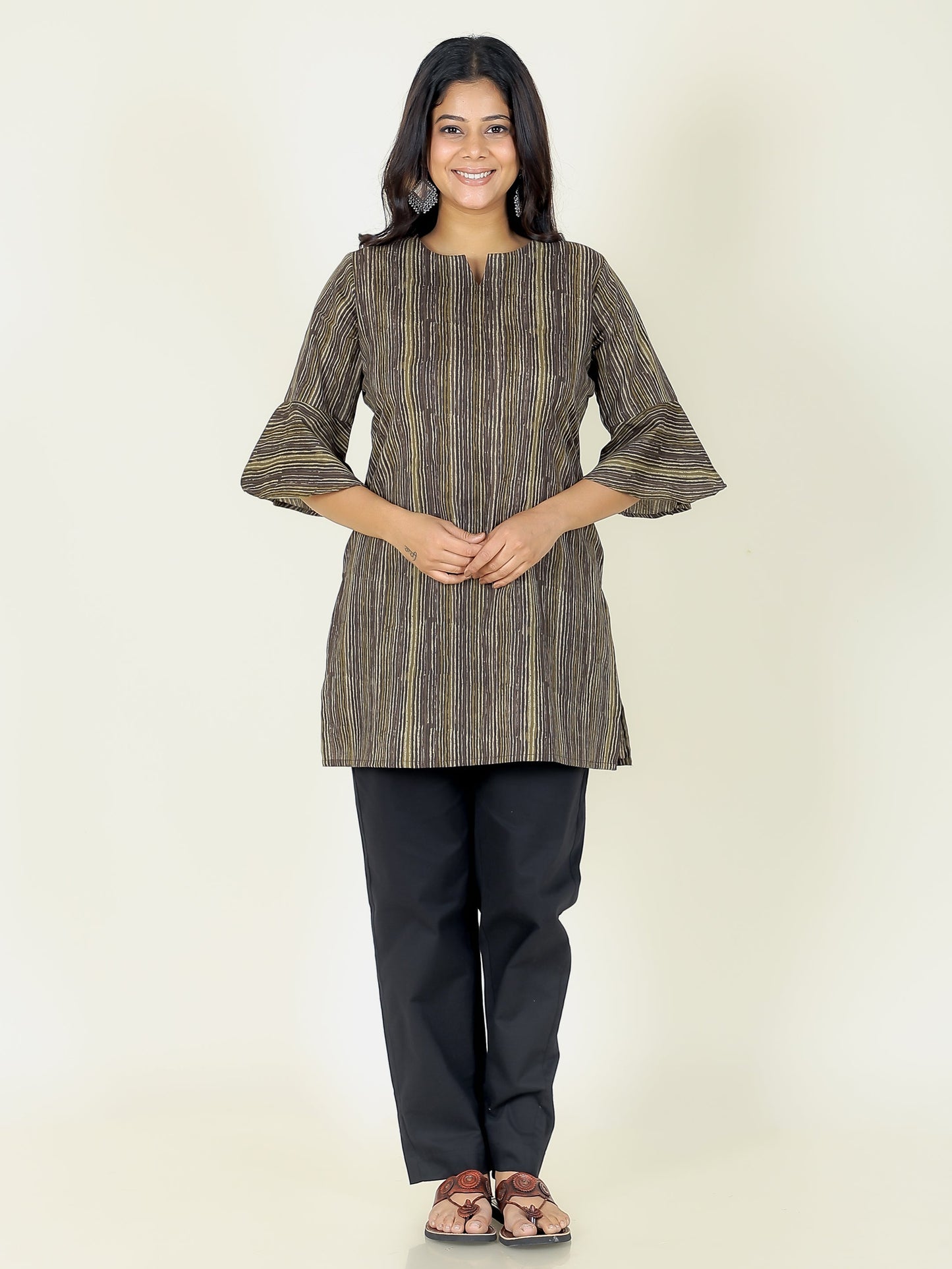 Soft Cotton Striped Kurti