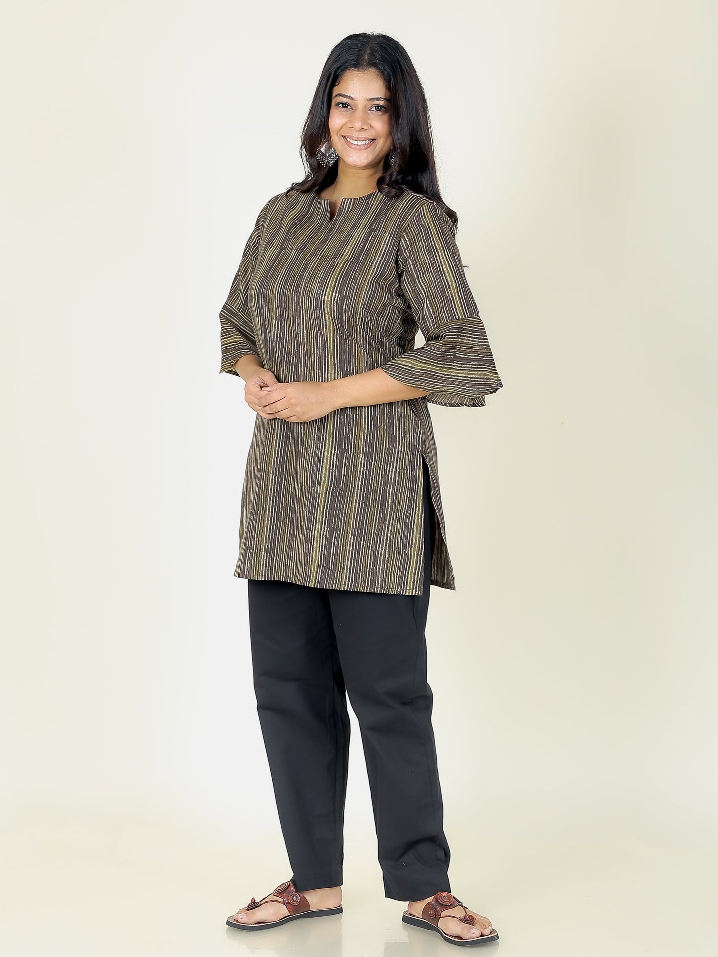 Soft Cotton Striped Kurti