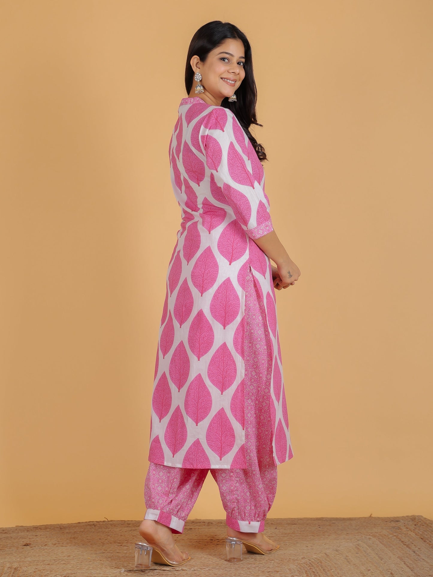 Soft Cotton Floral Kurta