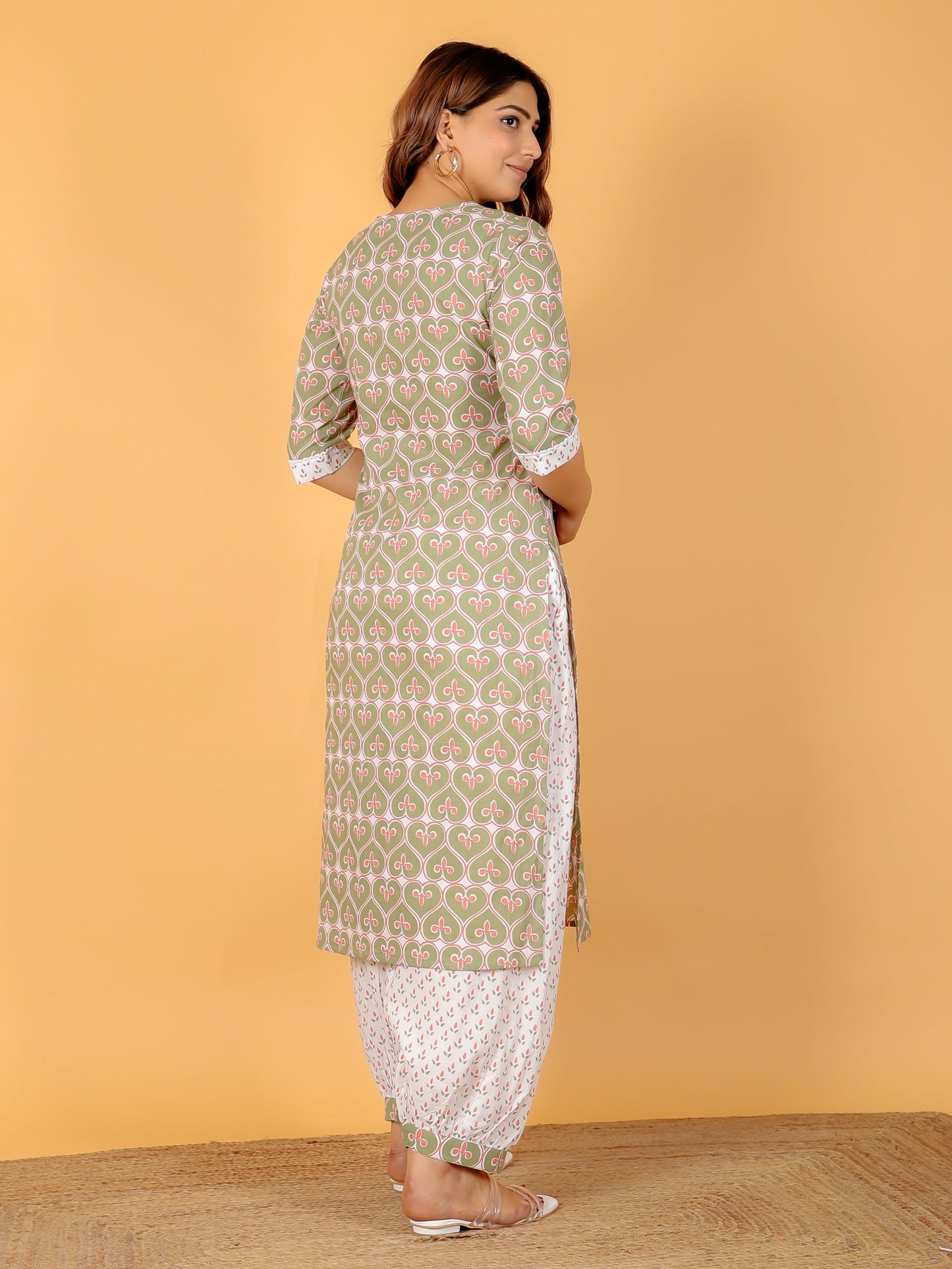 Soft Cotton Abstract Kurta