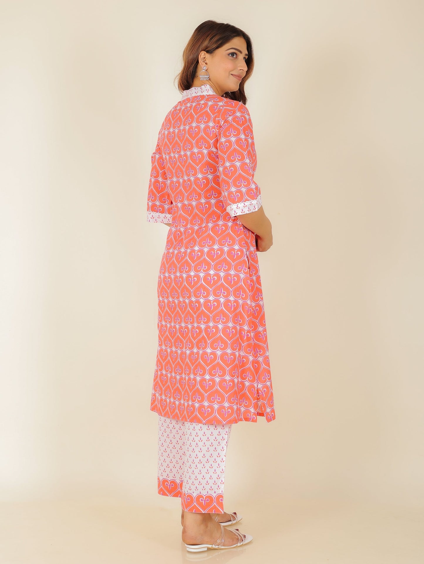 Soft Cotton Abstract Kurta