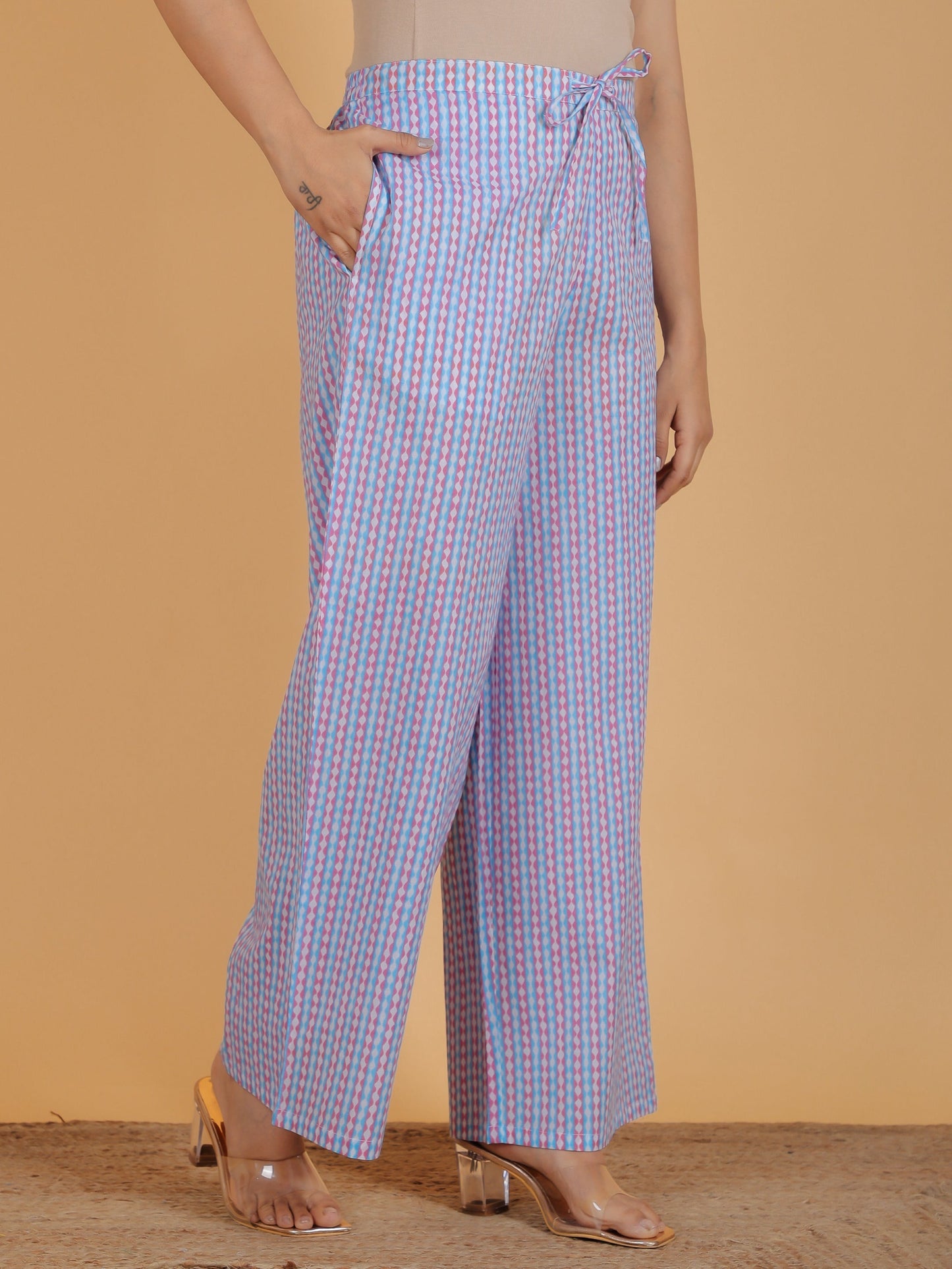 Soft Cotton Floral Straight Pink Kurta