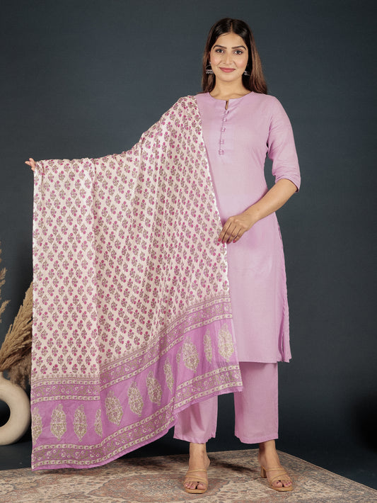 Cotton Voile Floral White Dupatta