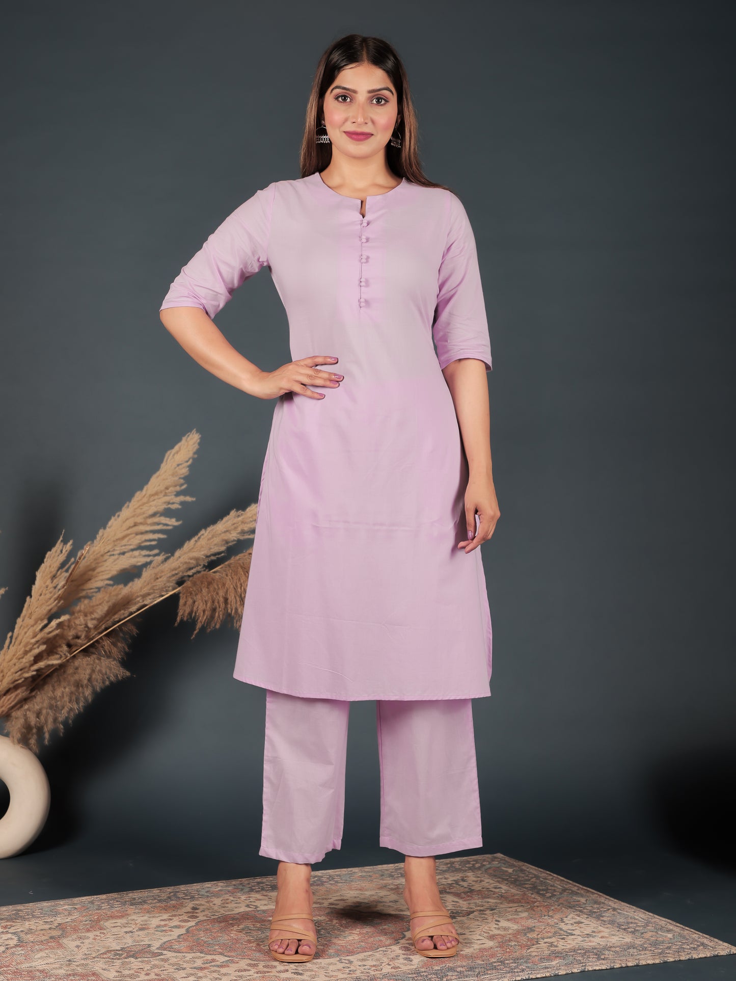 Soft Cotton Solid Kurta