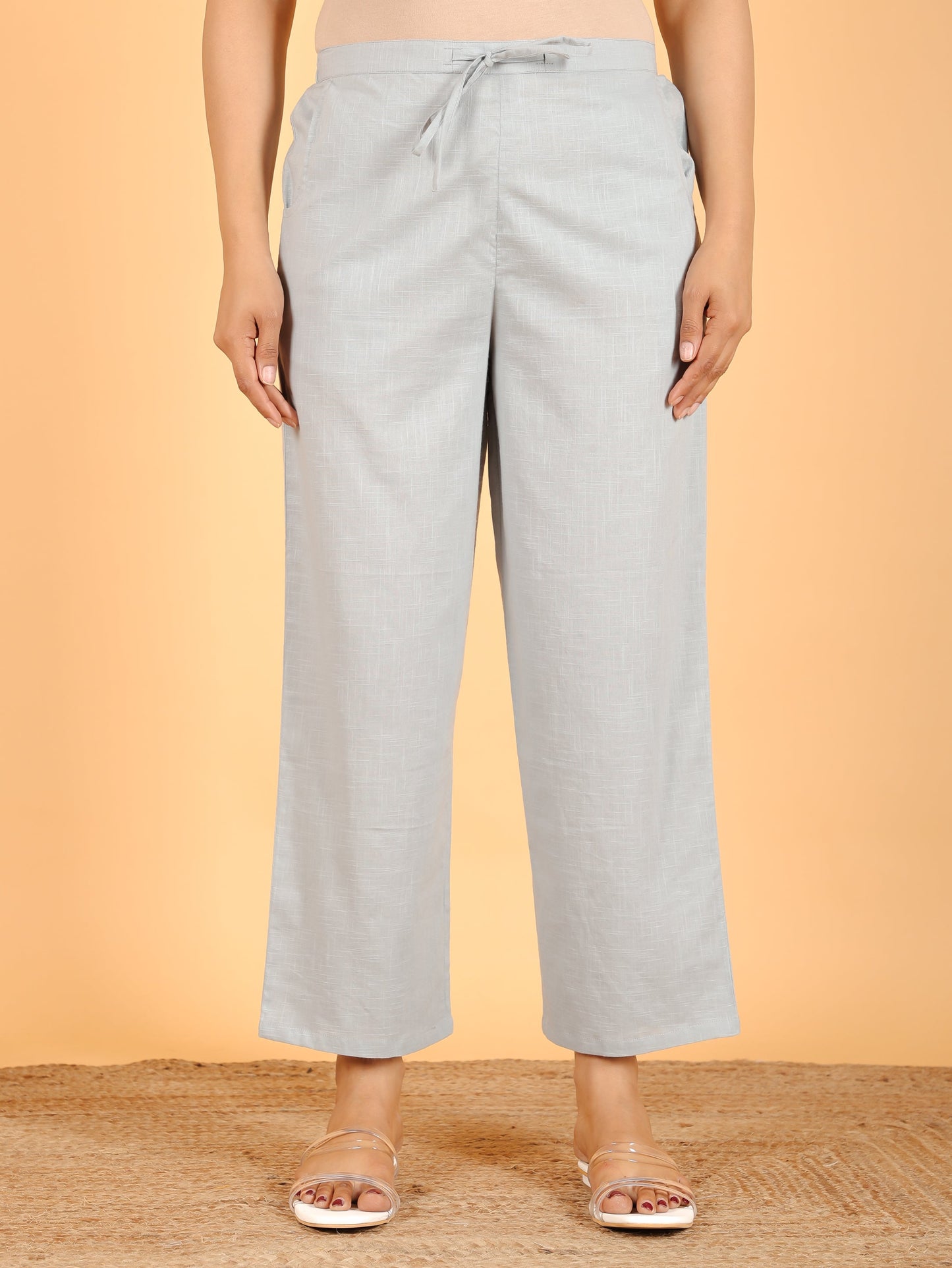 Khadi Cotton Solid Pant